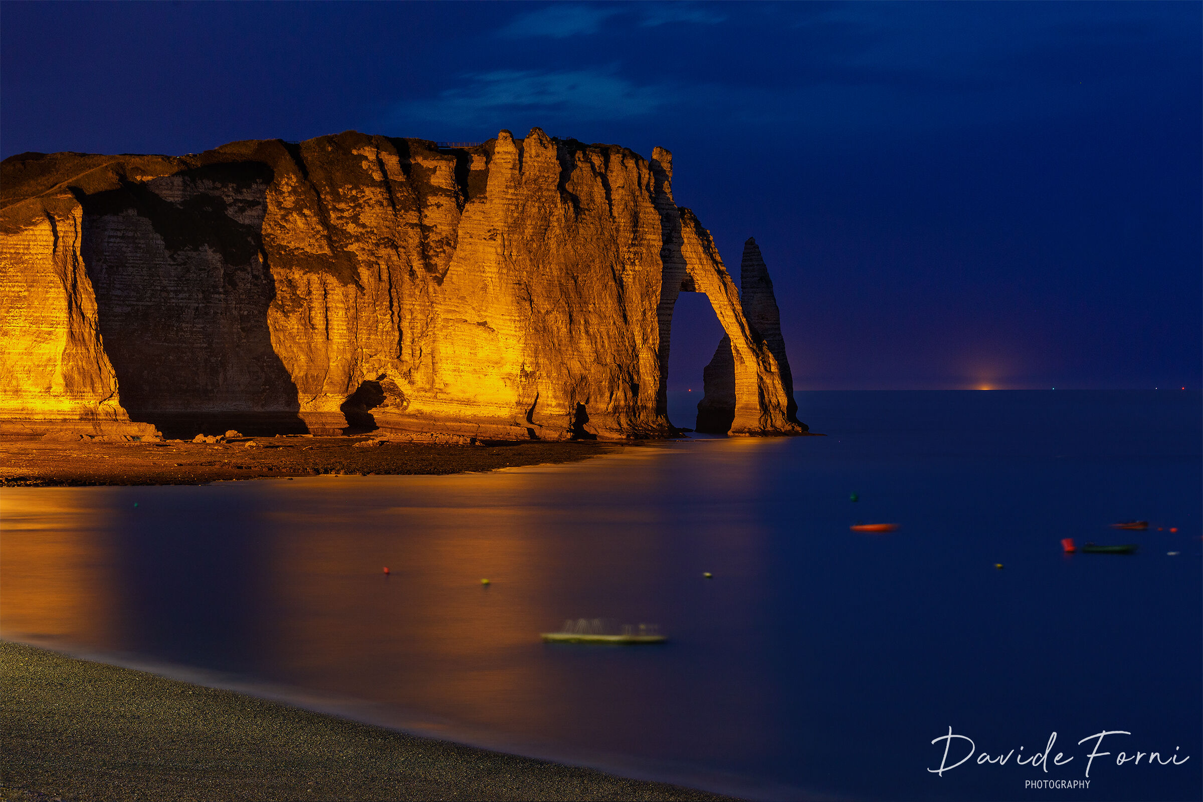 Ora blu a Etretat