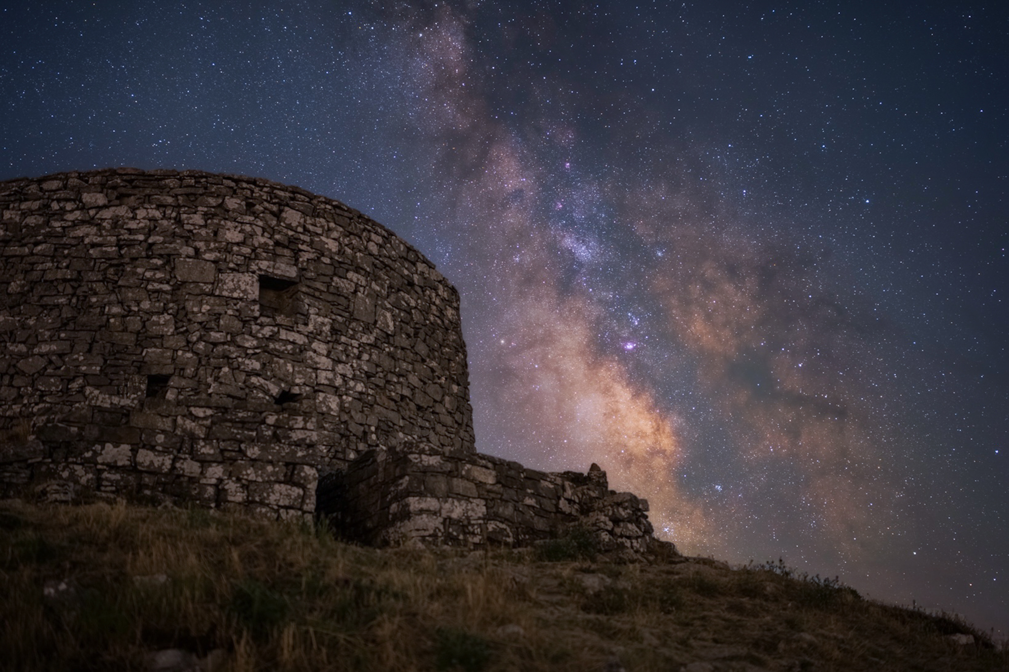 Mount Labbro under the stars