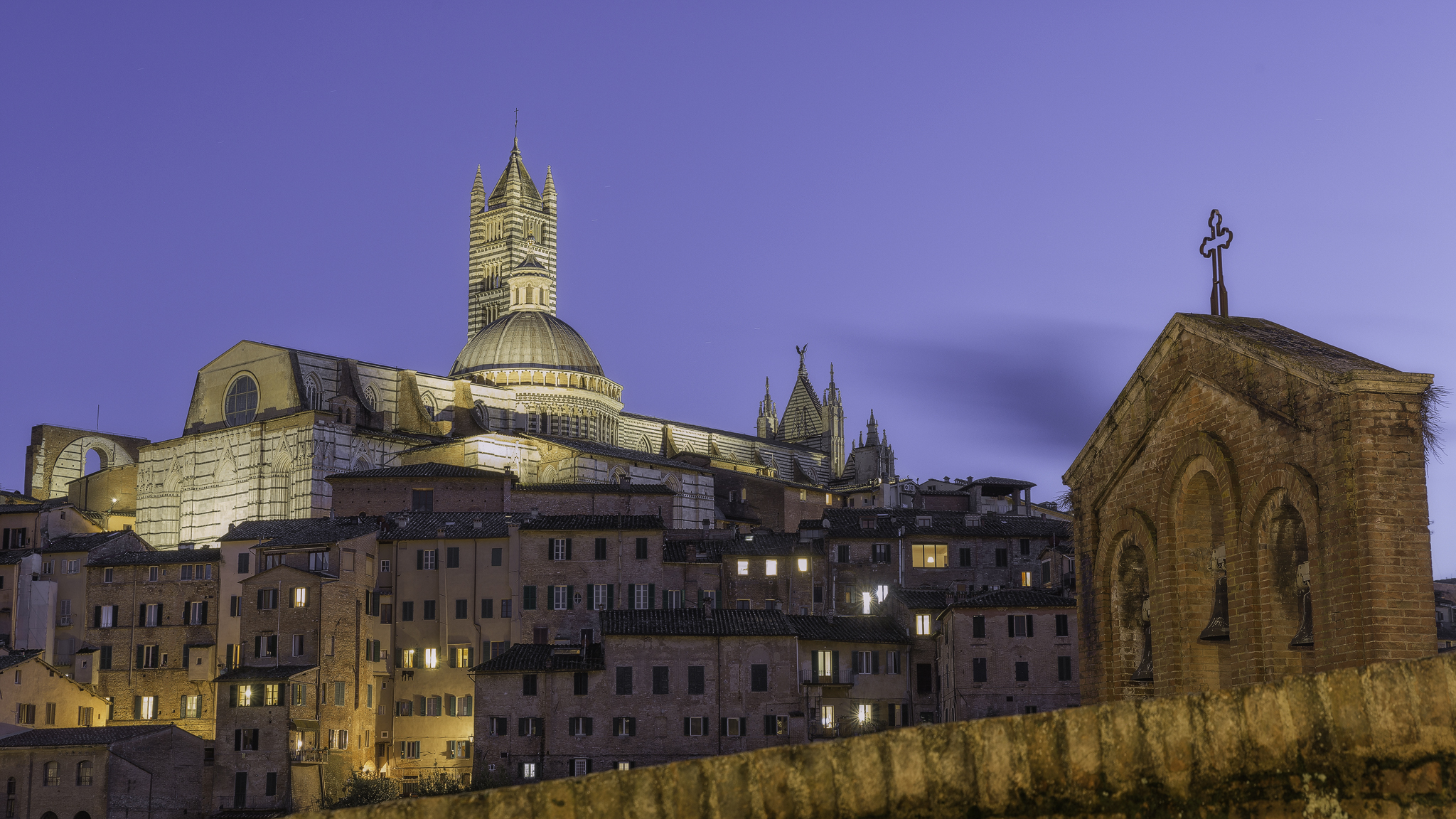 Siena by night