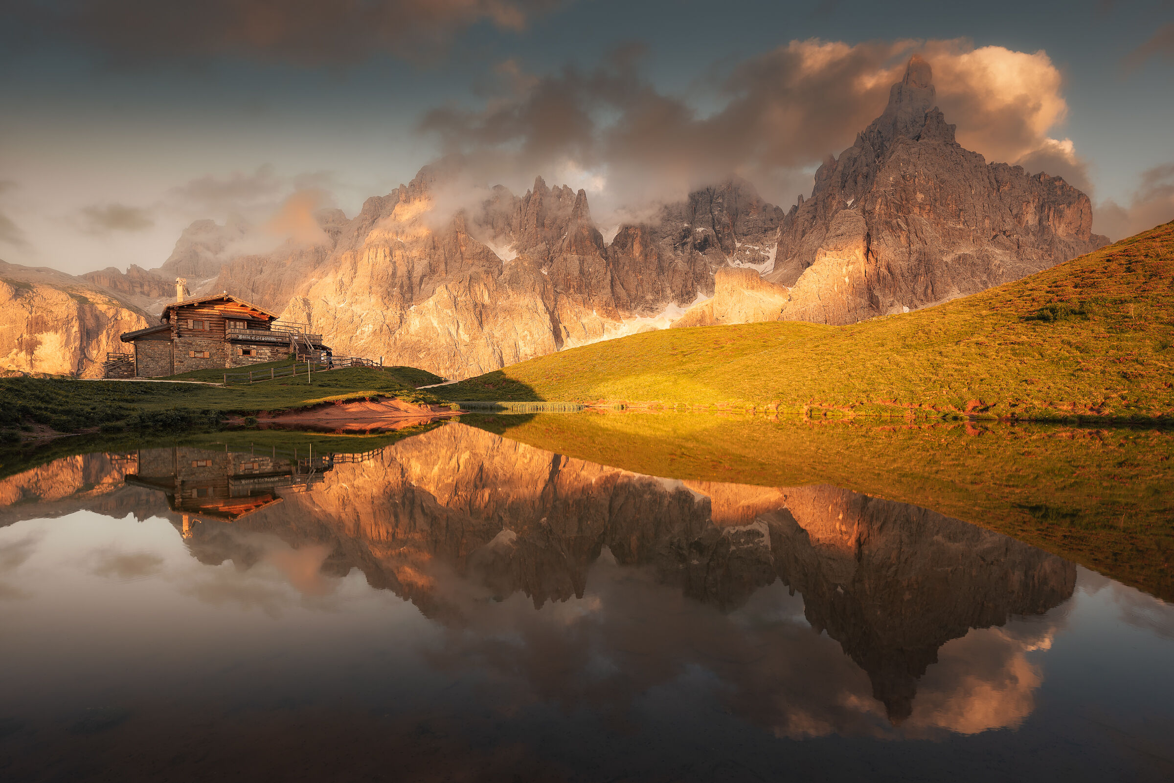 Golden Hour at Baita Segantini