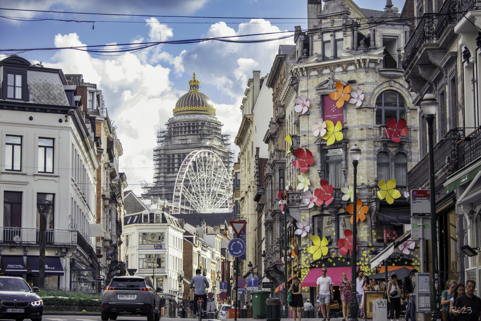 On the streets of Brussels