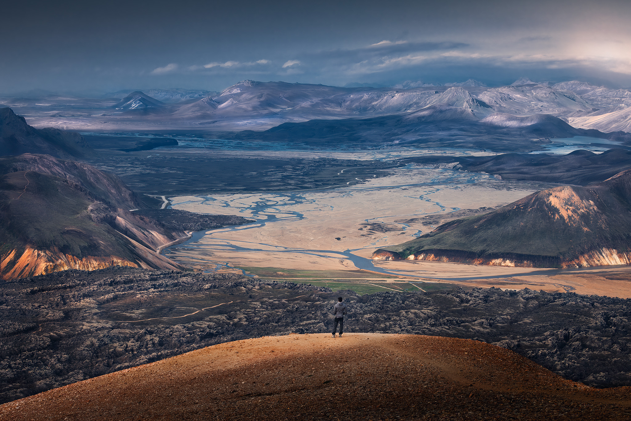 Sunset selfie in the midnight Sun