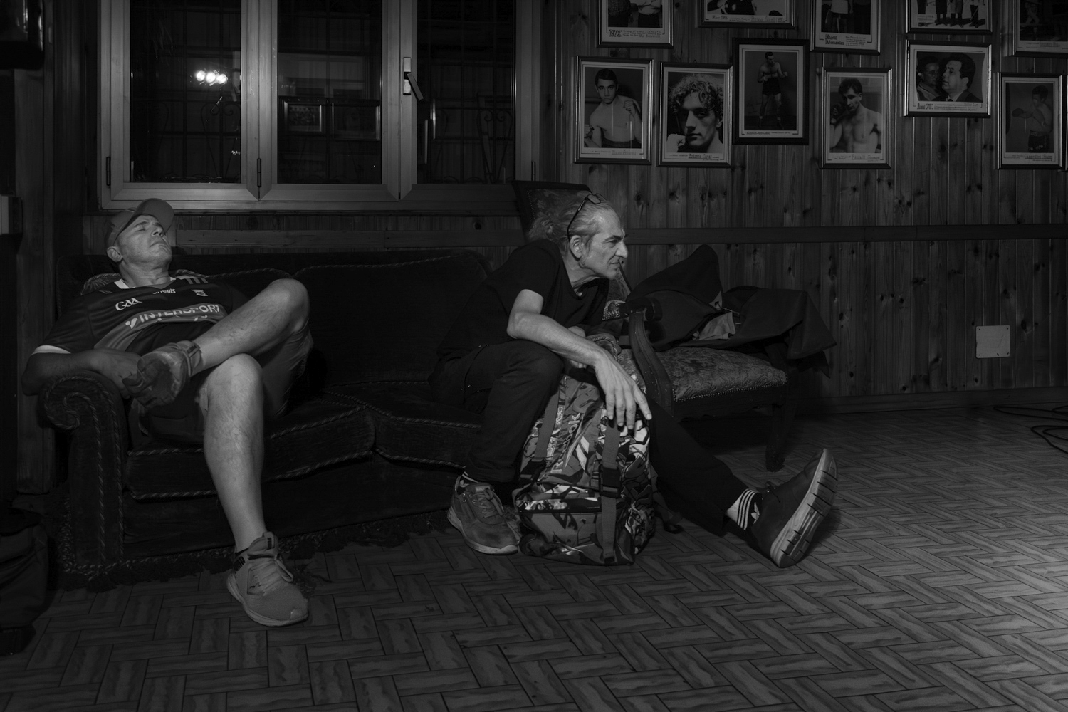 at the blues concert