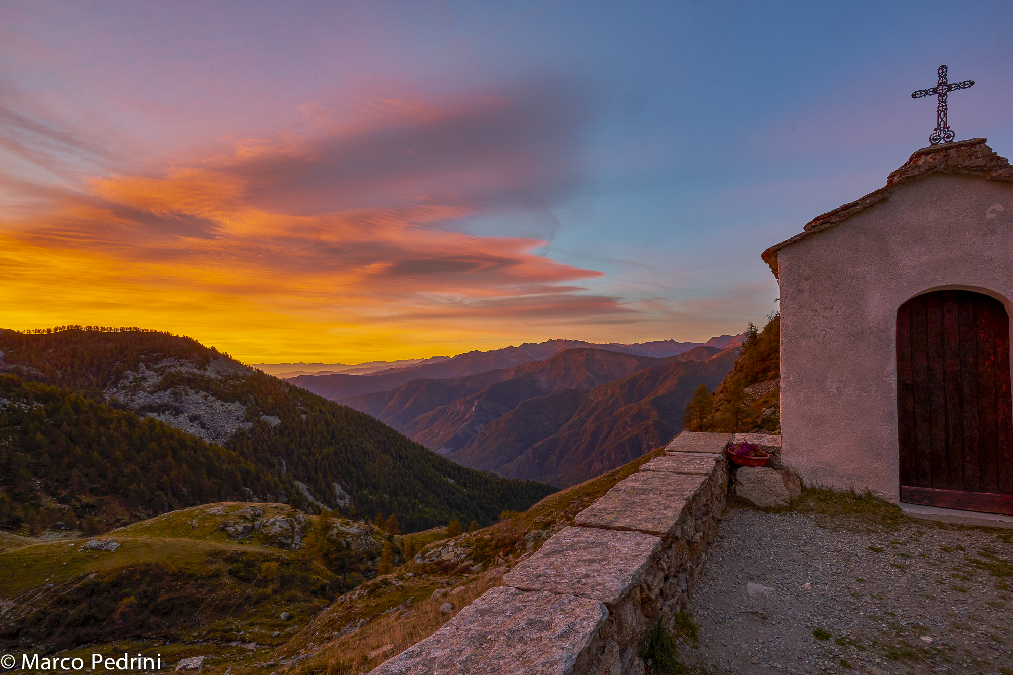 Sunrise at 2023 meters