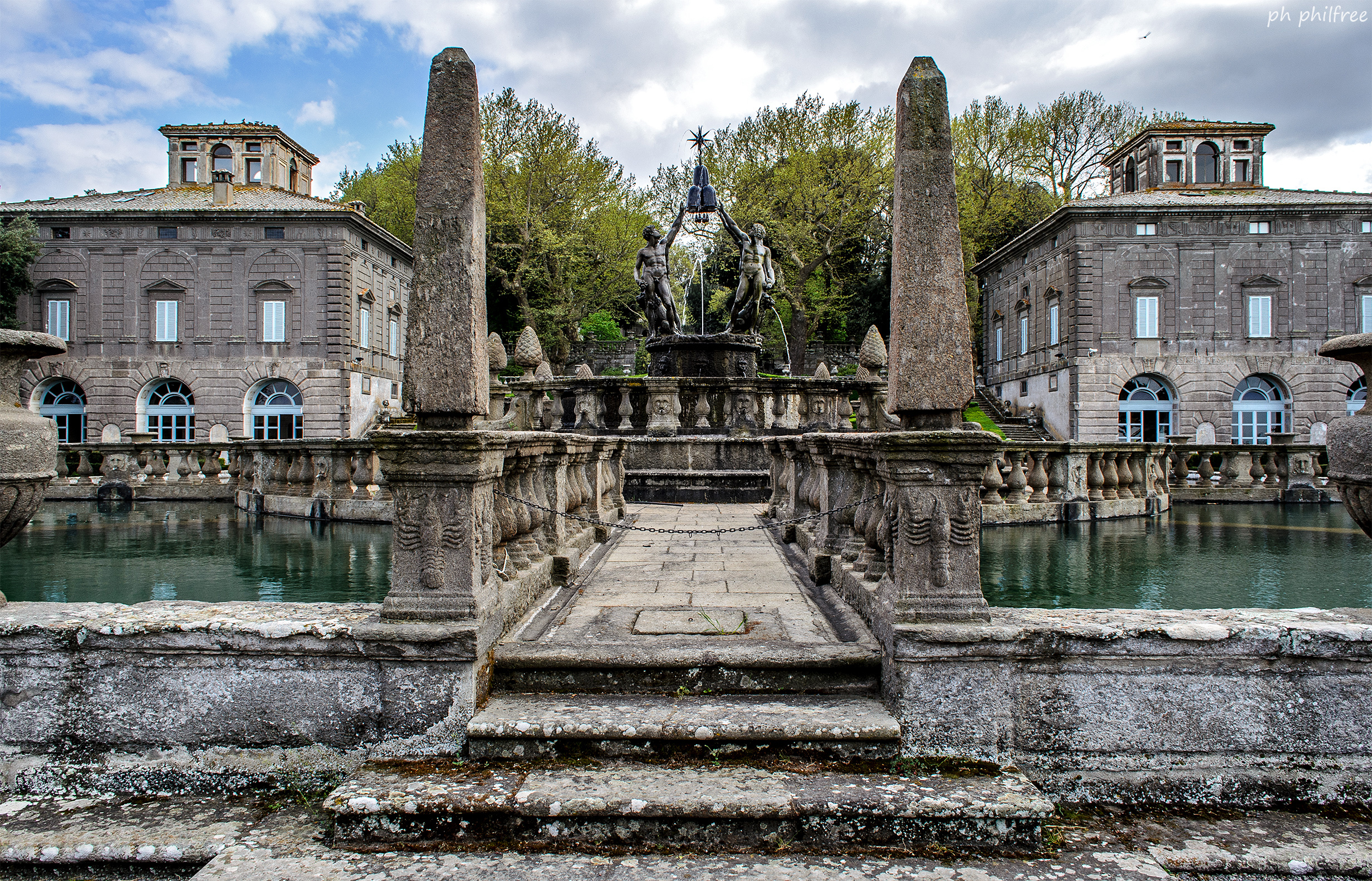 Villa Lante - Viterbo-symmetry