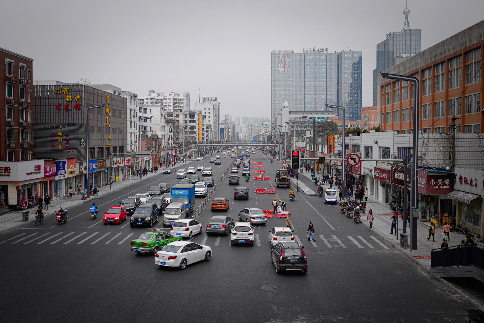 China, Chengdu, traffic