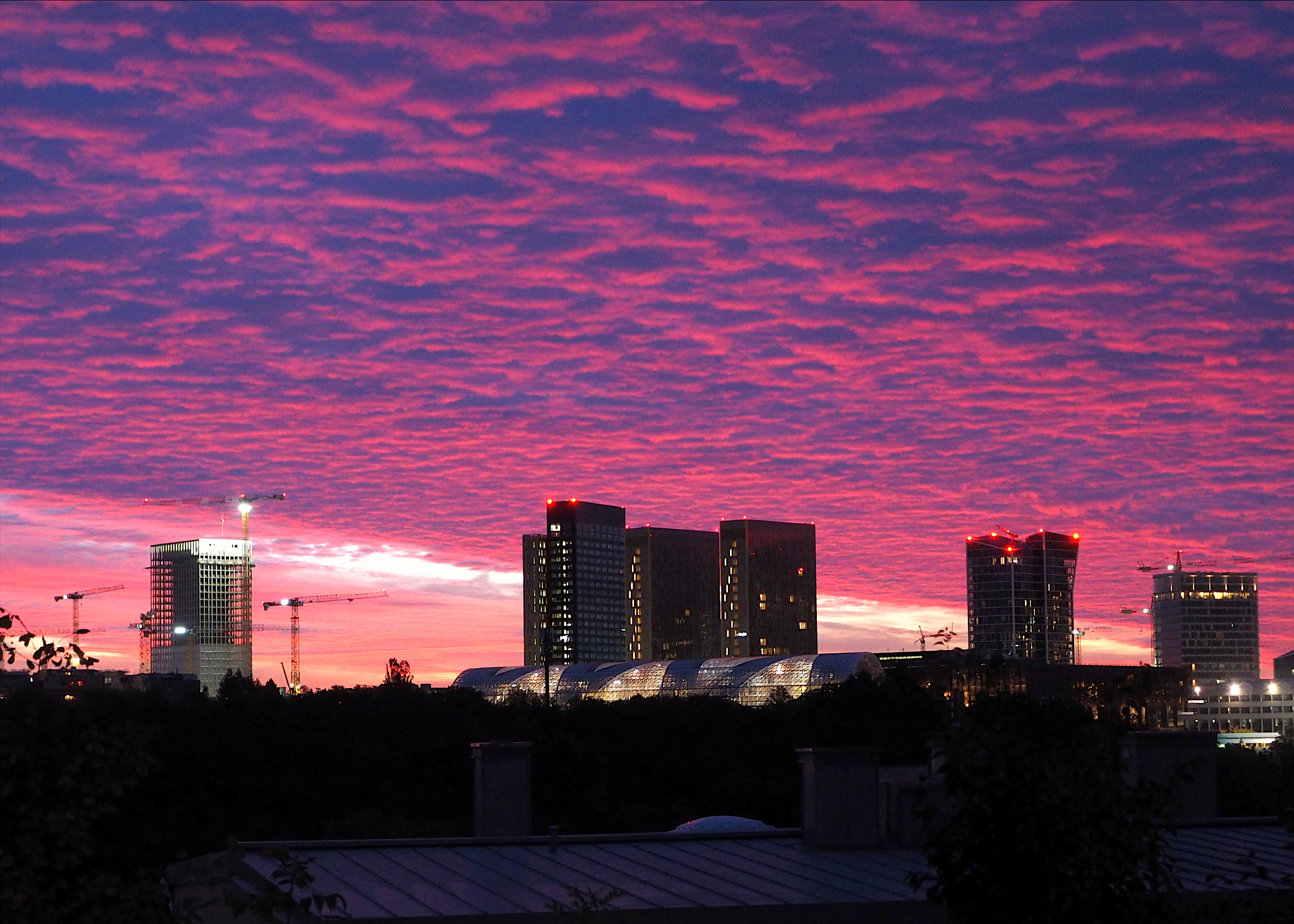 rising sun on european quarter