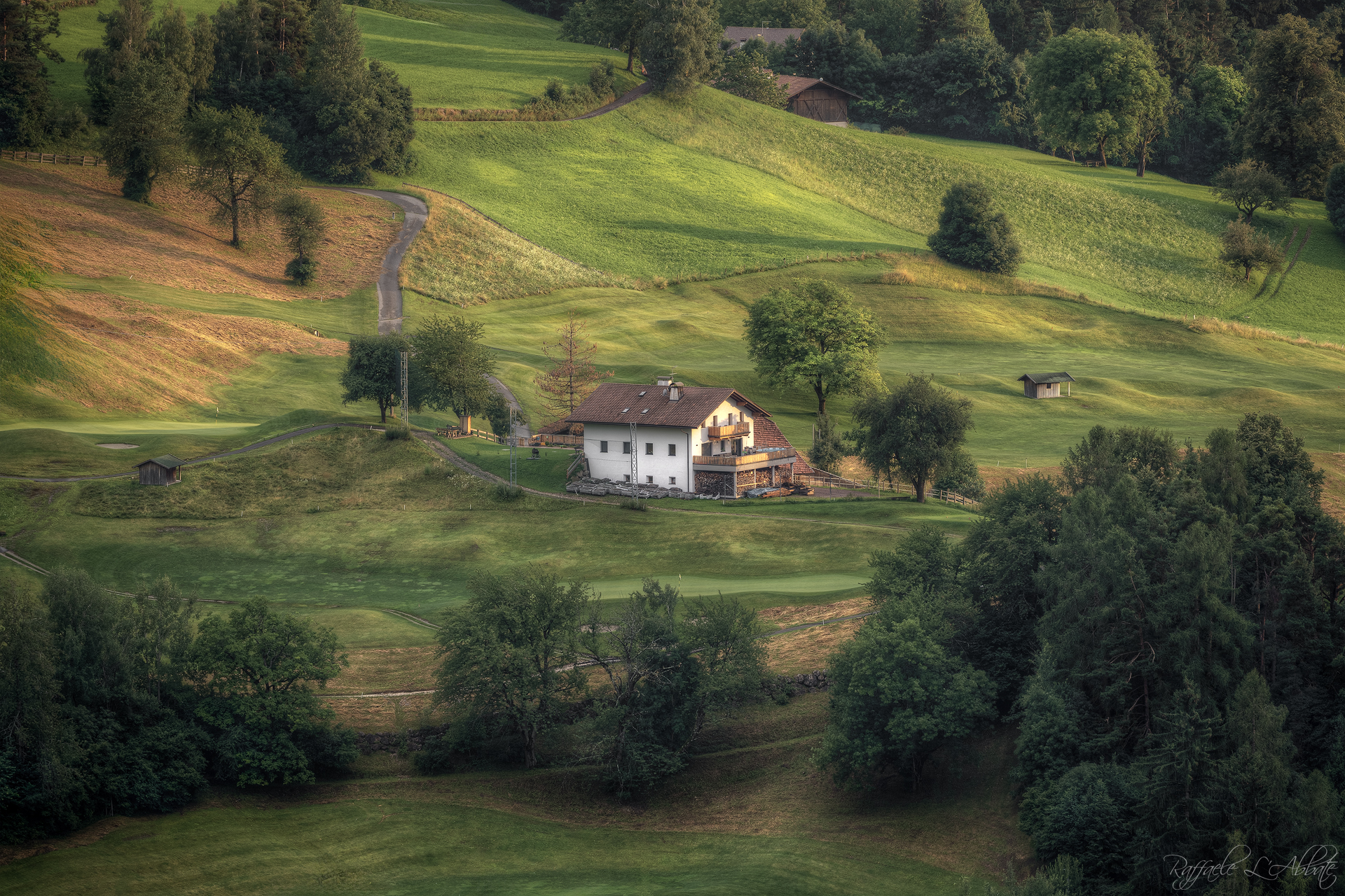 Sunset in Castelrotto