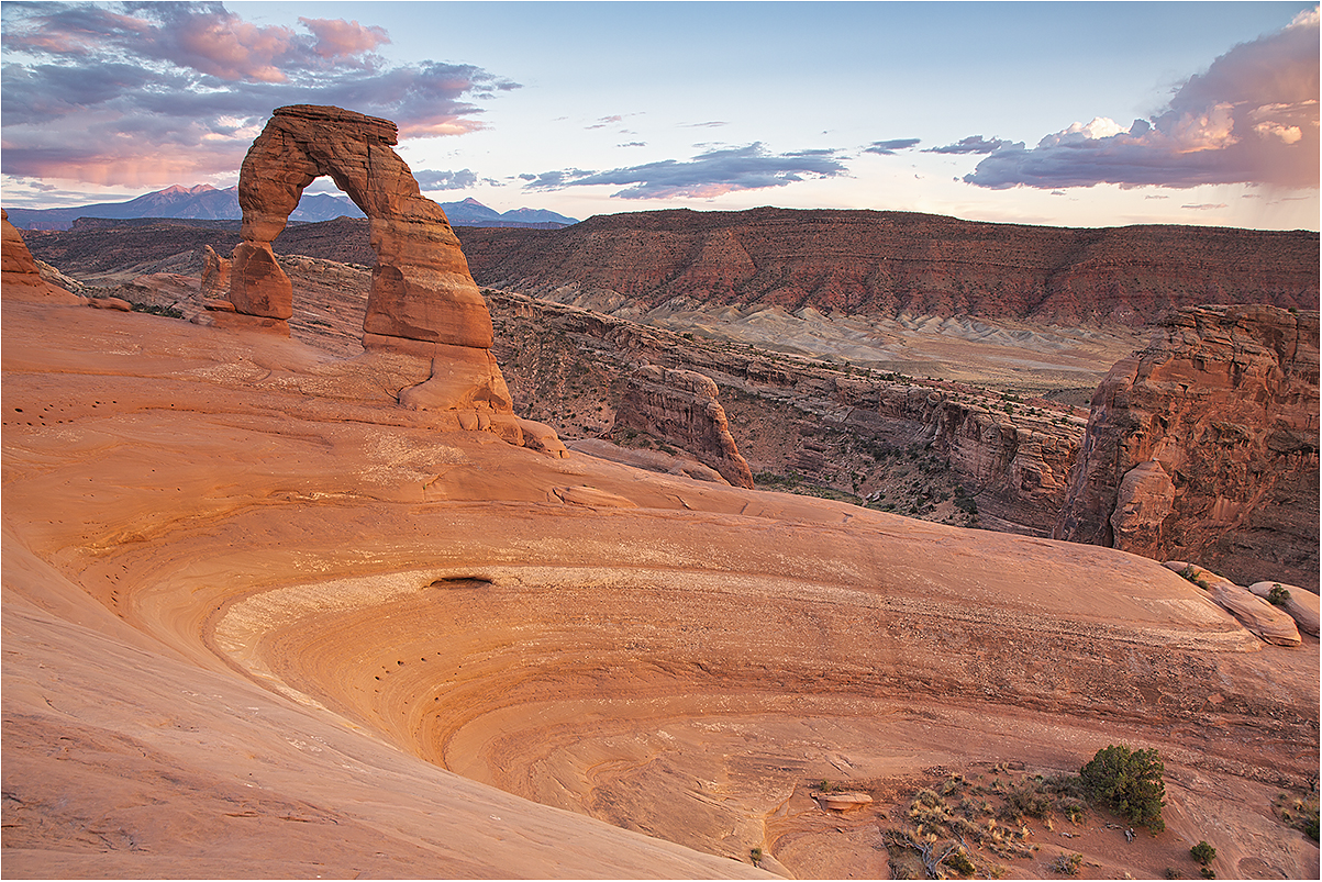 tramonto a Delicate Arch (Arches National Park)