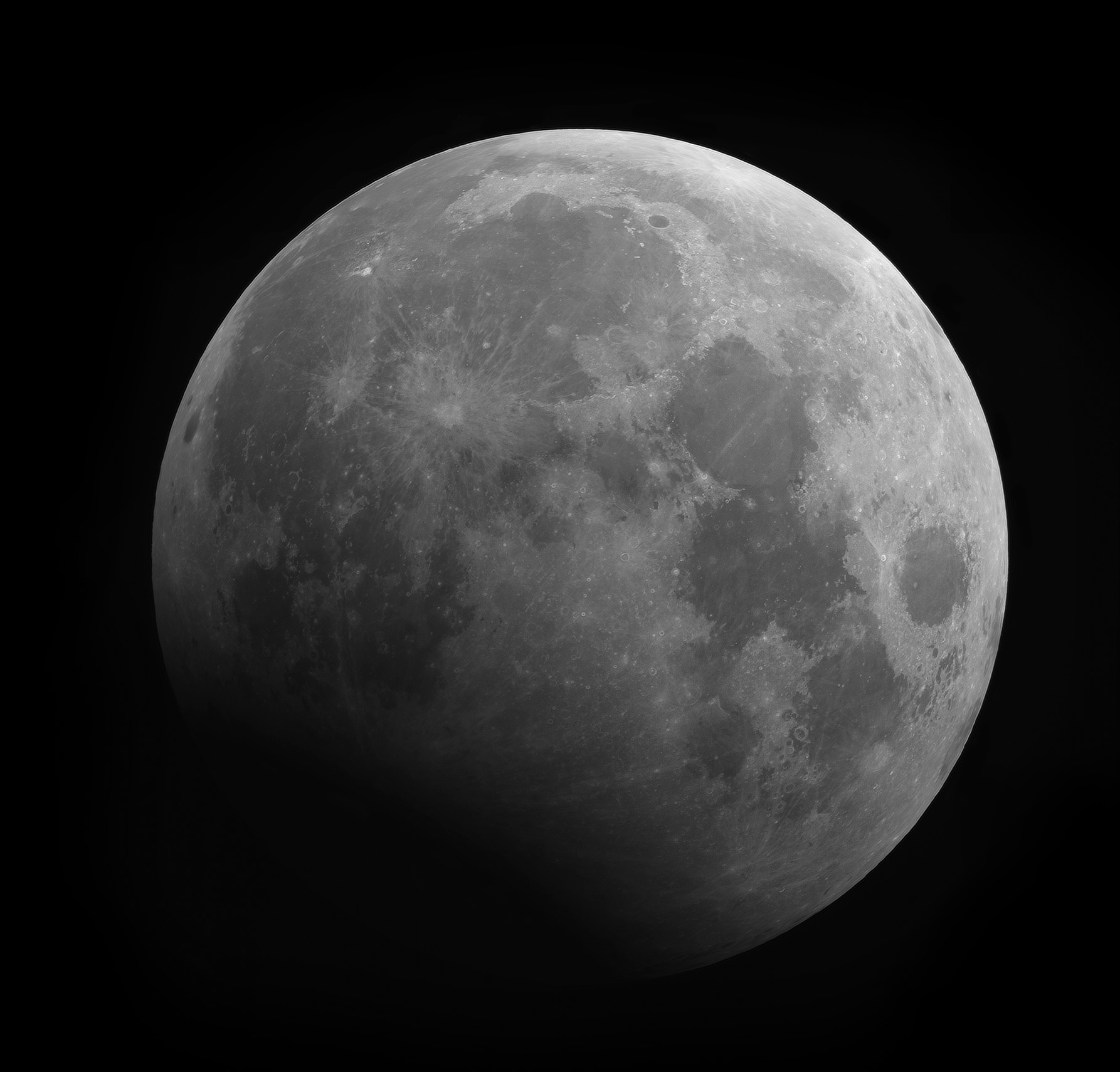Picco dell'eclissi di Luna del 28/10/2023