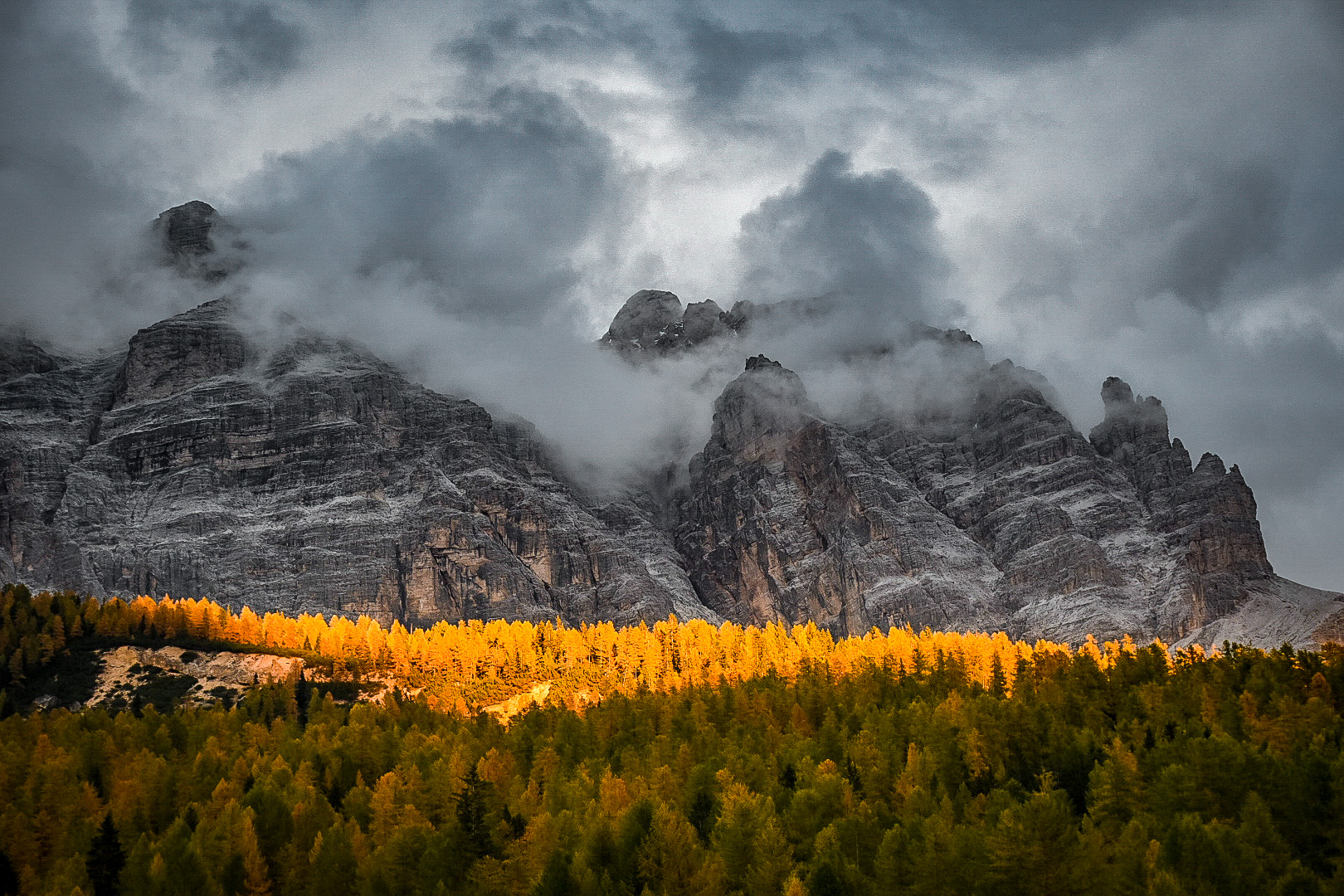 Blades of light... in the evening