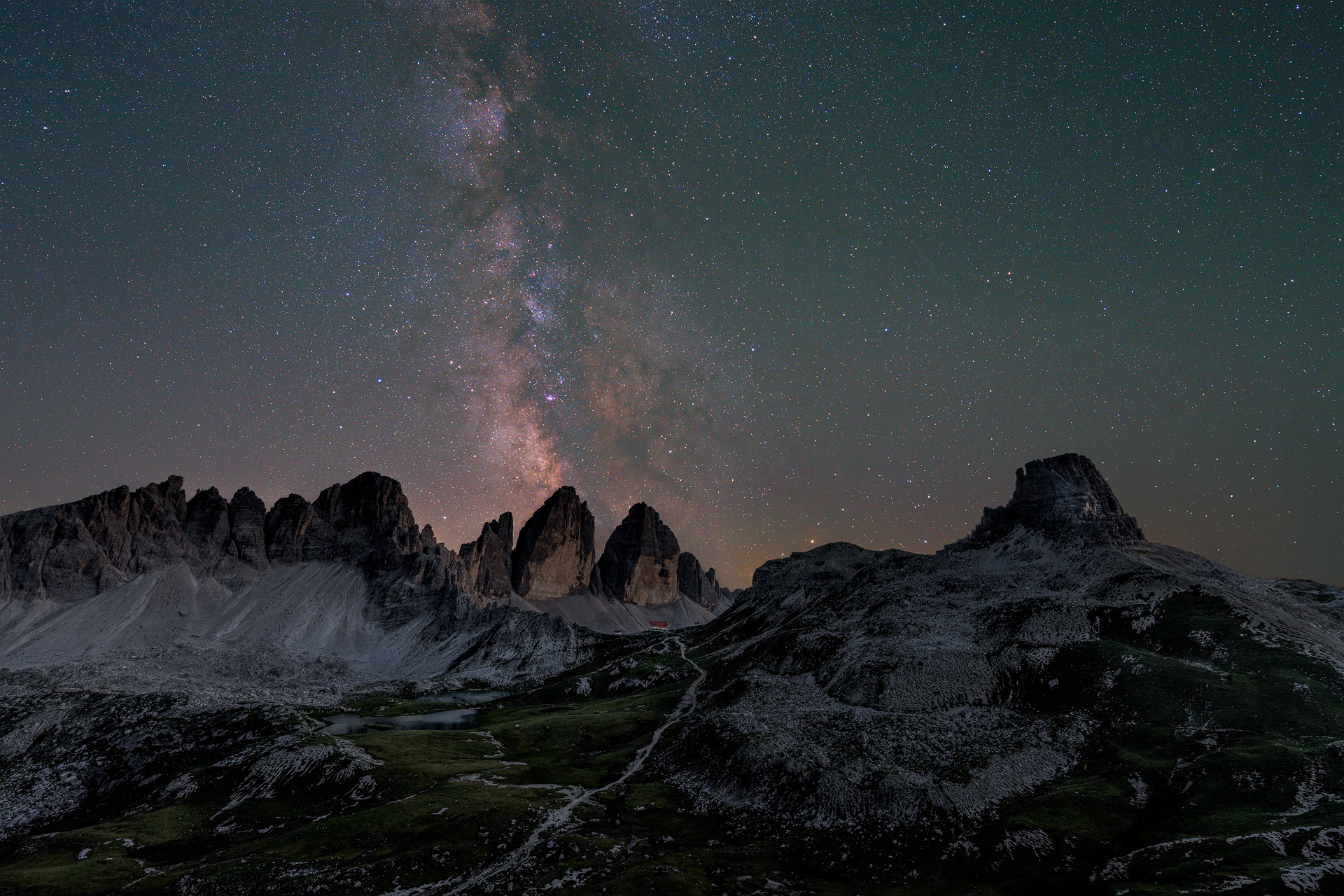 Night Tre Cime.