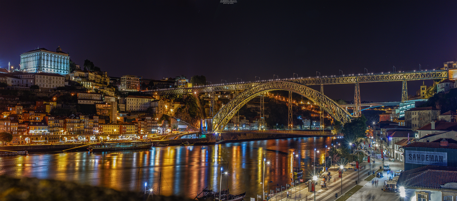 Porto in the evening