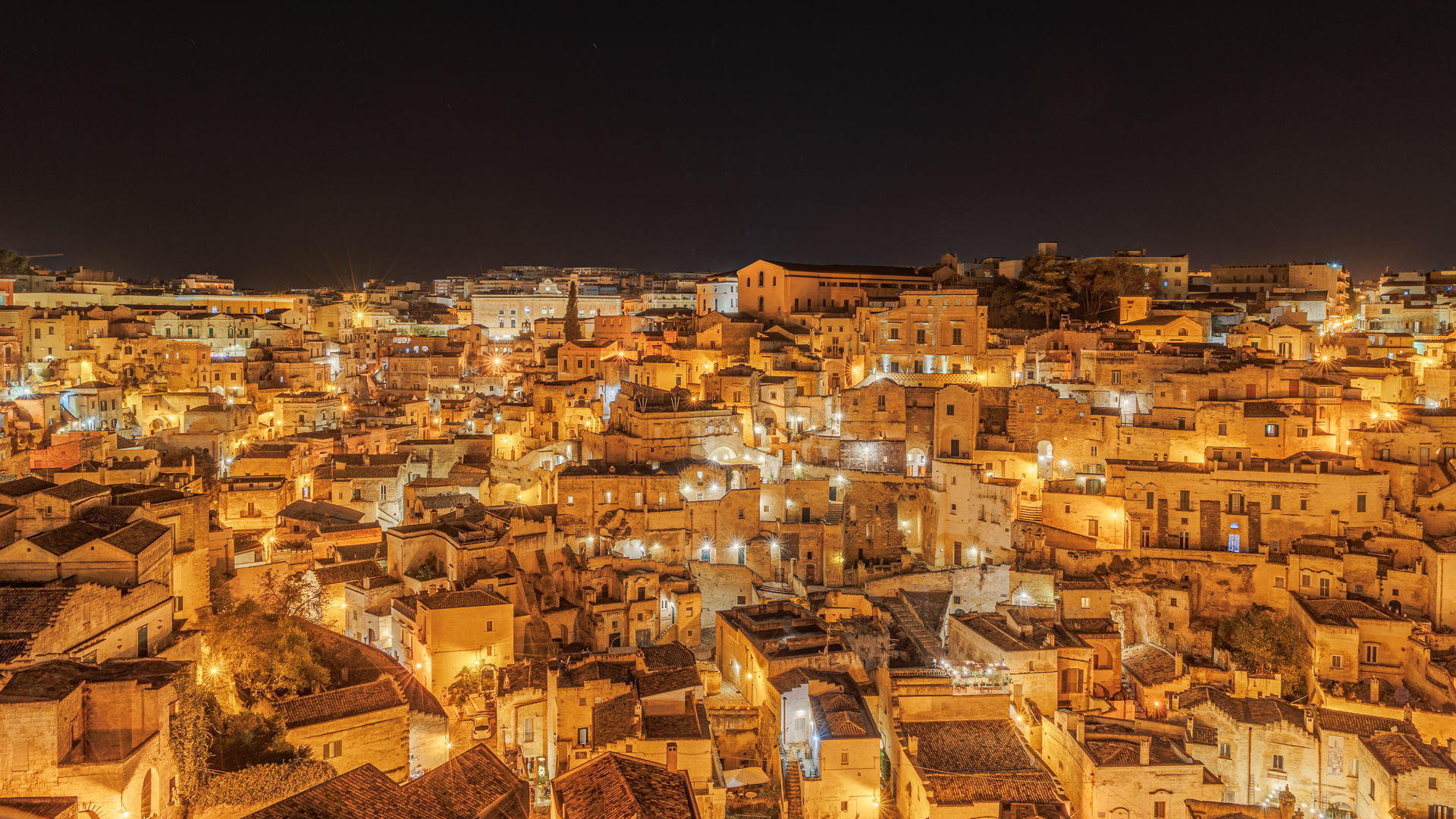 Notturno a Matera