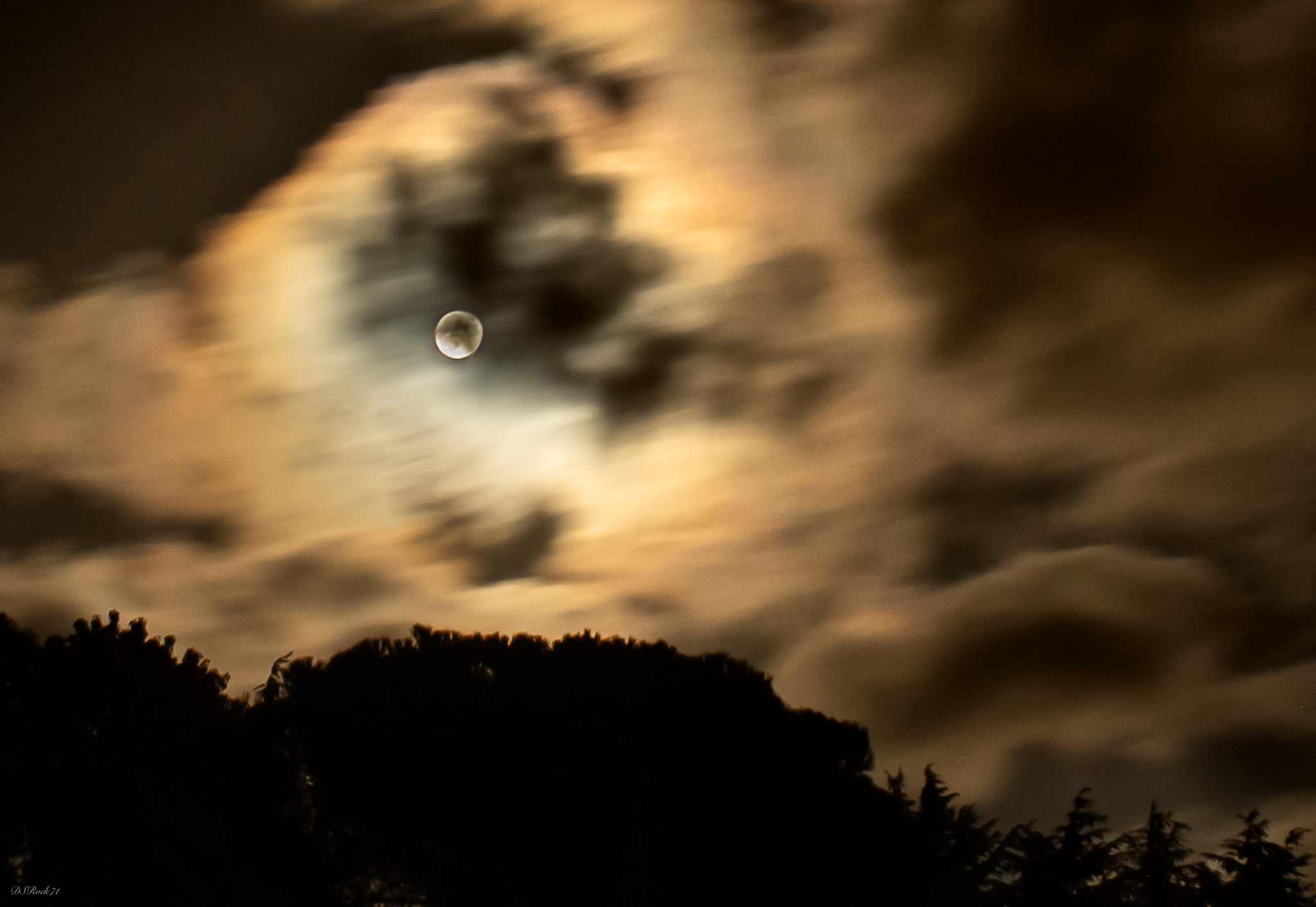 The sky above my house