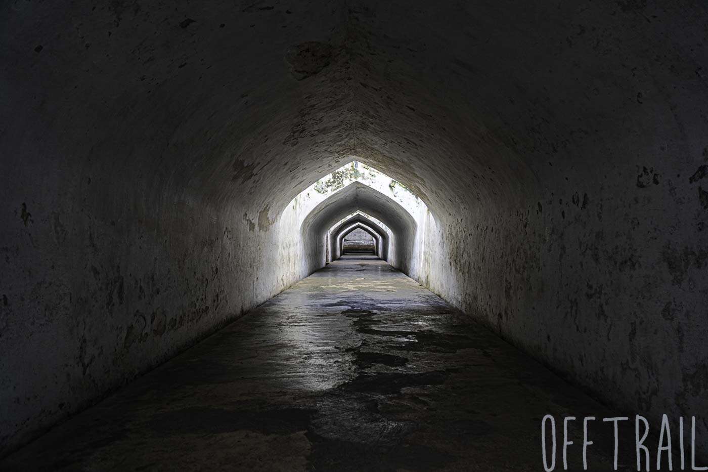 Escape route of the Sultan of Yogyakarta