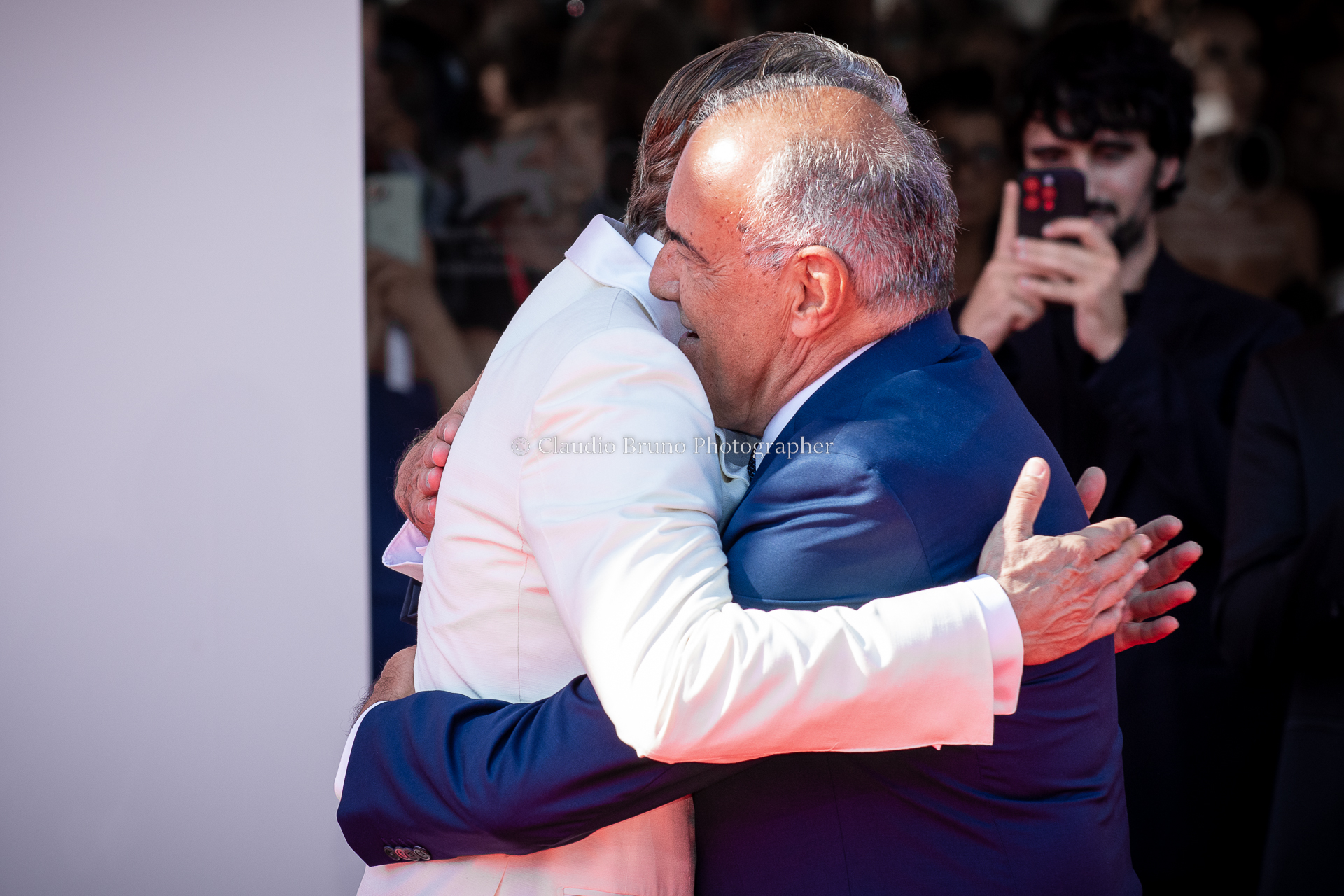 Mads Mikkelsen with the Director of the Venice Film Festival