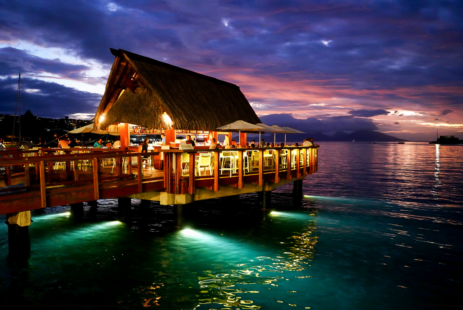 Lights in Tahiti