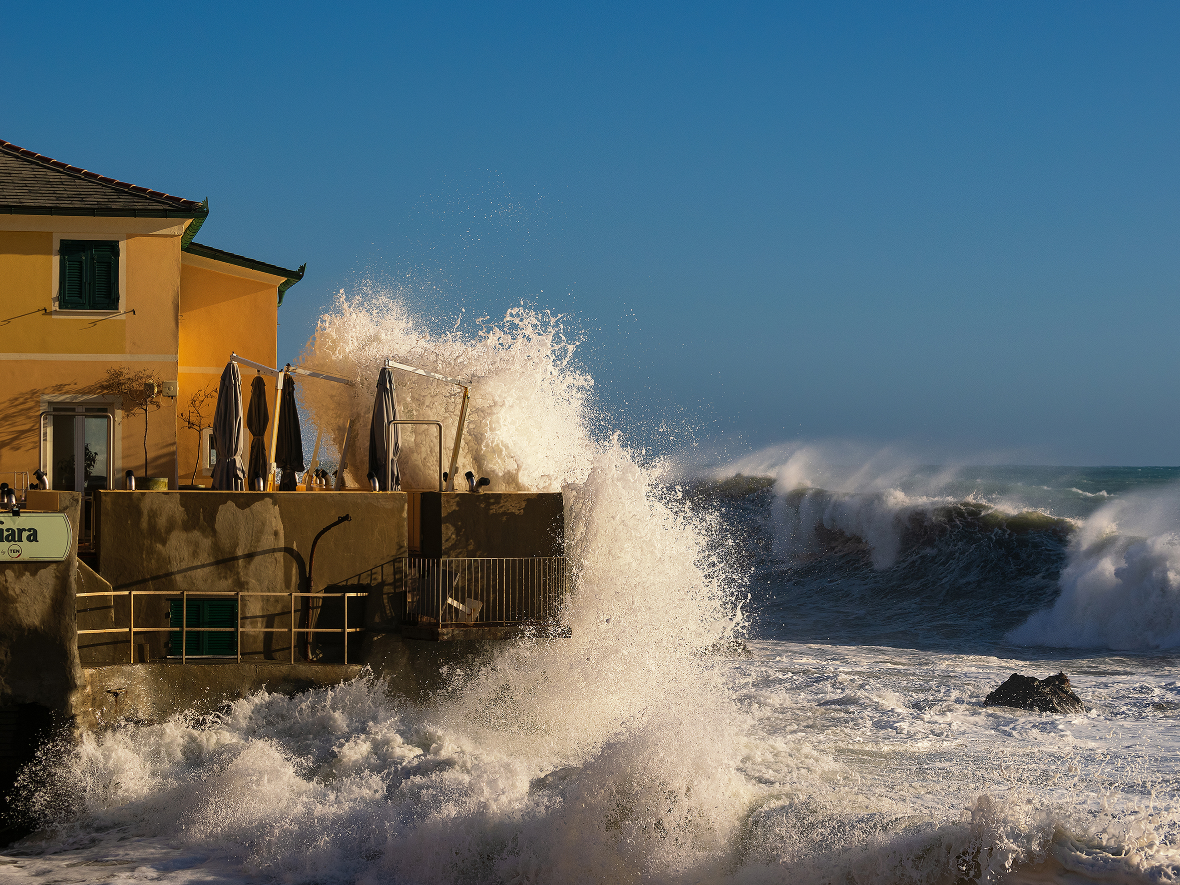 Genoa -Boccadasse - Storm surge