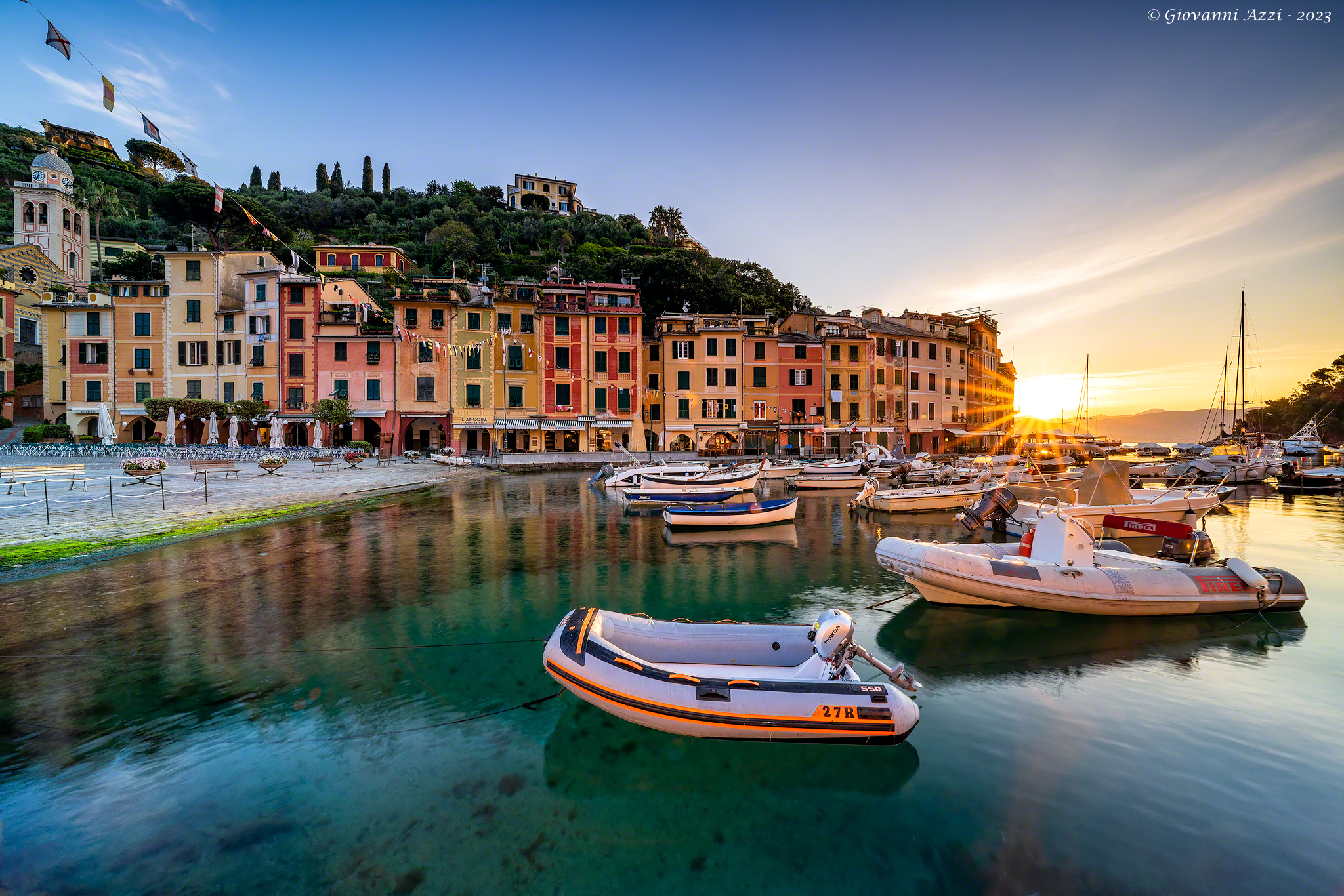 The sun is coming to Portofino