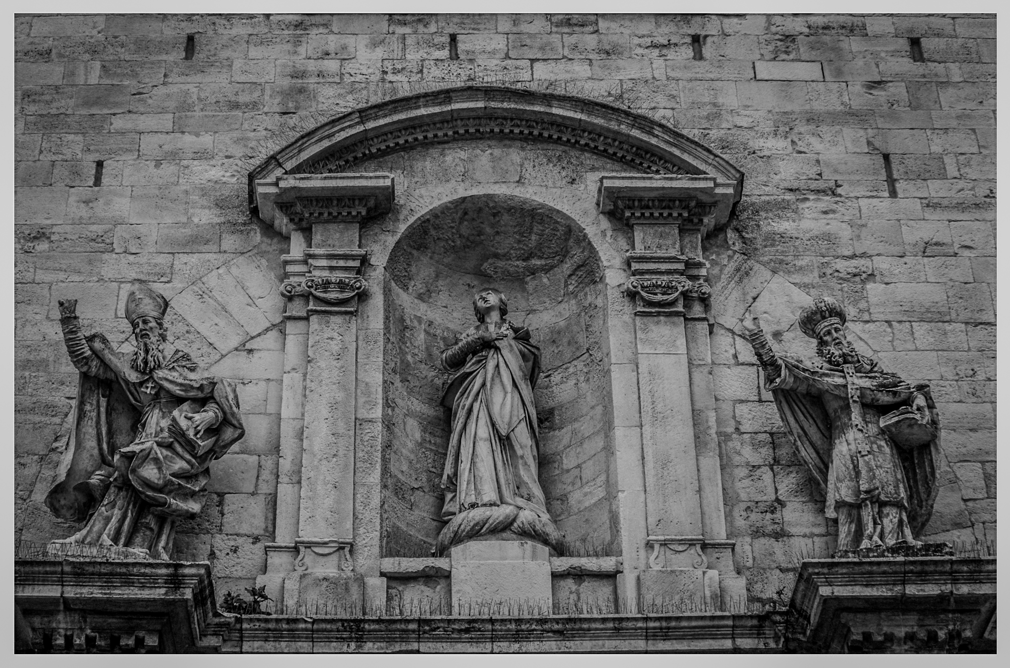 Dettaglio in bianco e nero