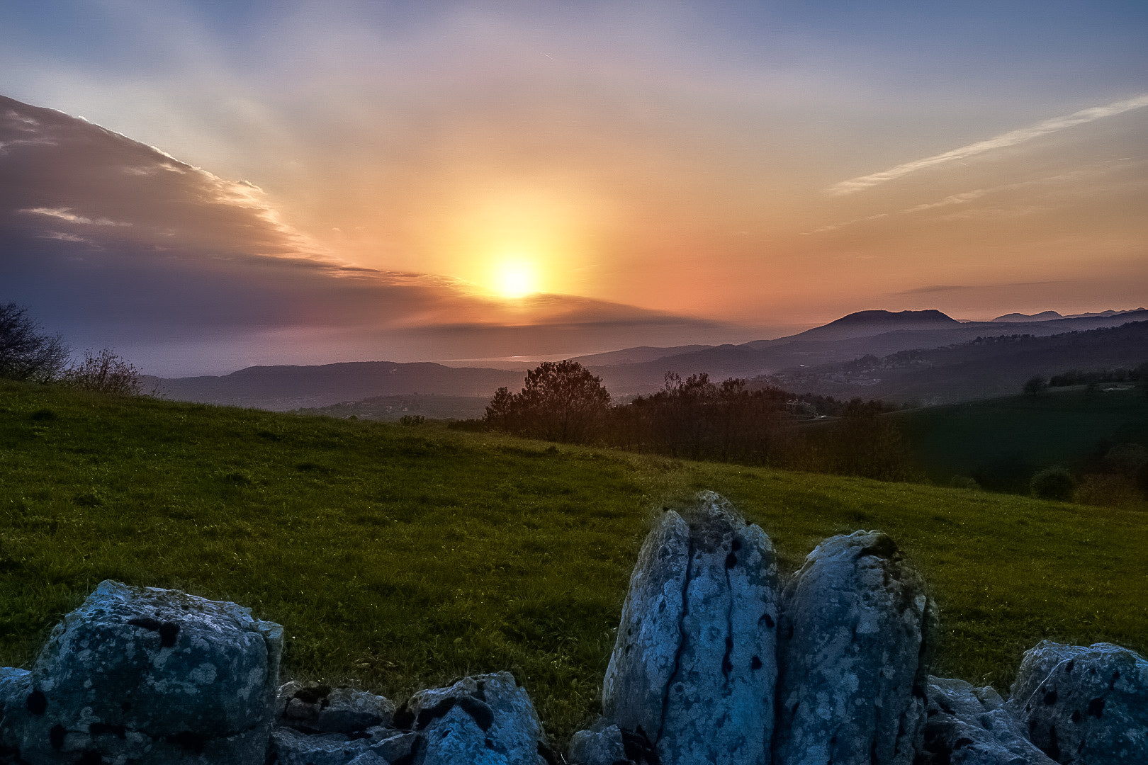 Sunset in Lessinia ...