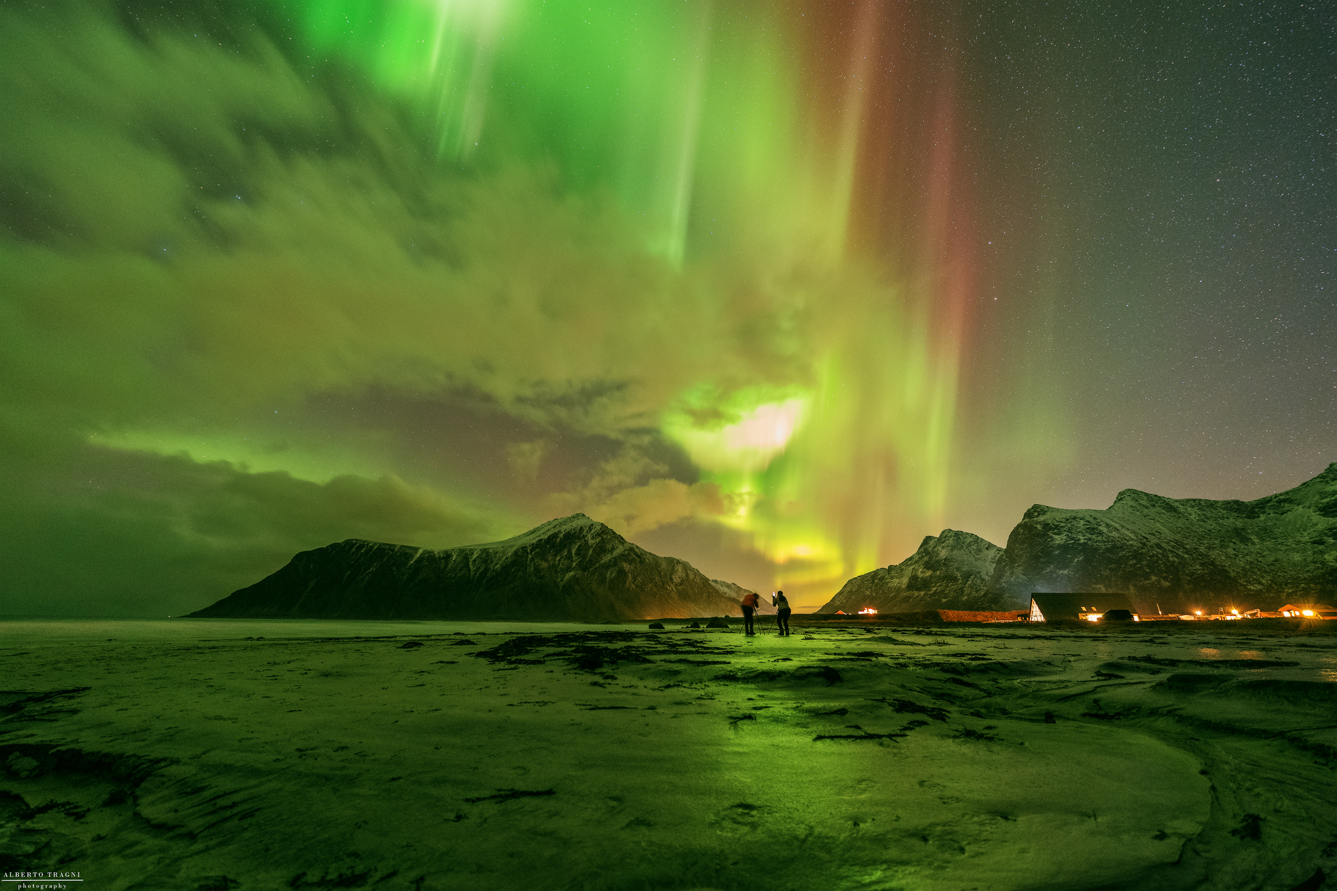 I fotografi e la modella del Nord