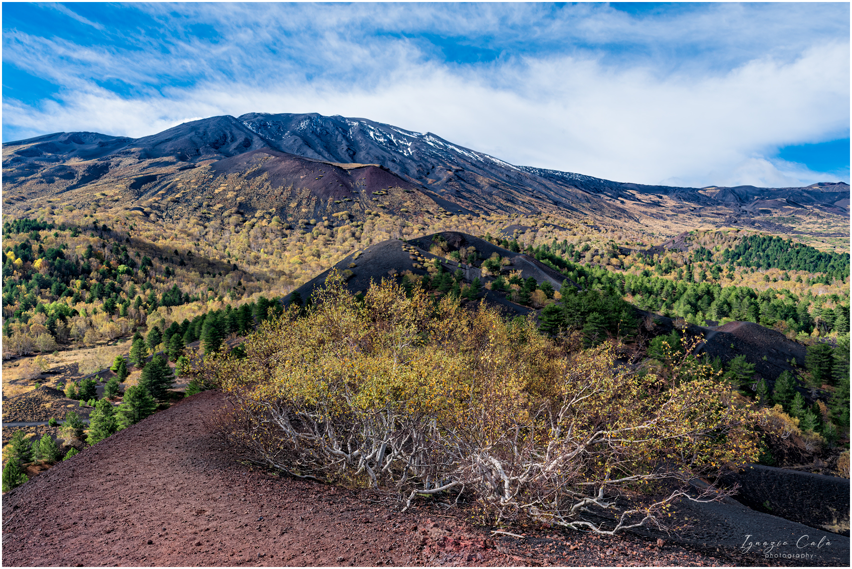 L'Etna vista dai monti Sartorius