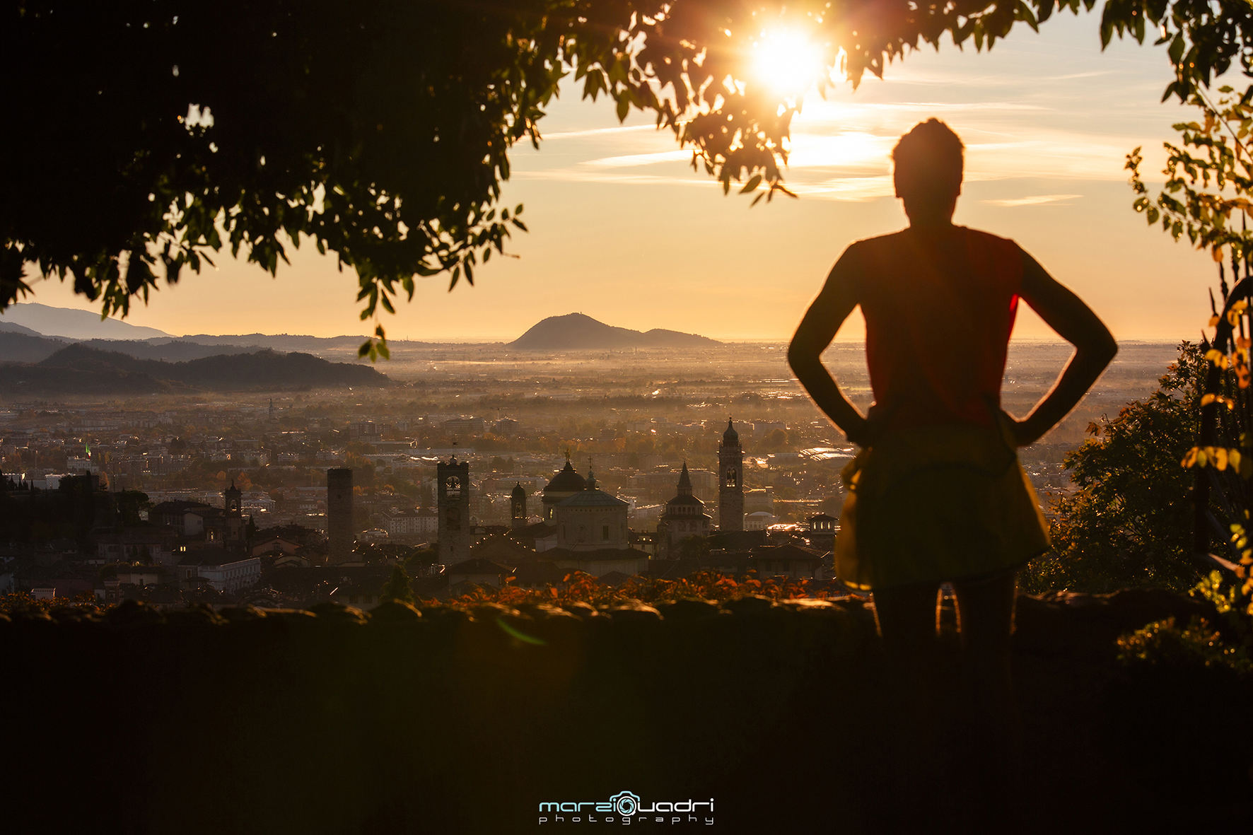 Sunrise of the Upper Town Bergamo 2