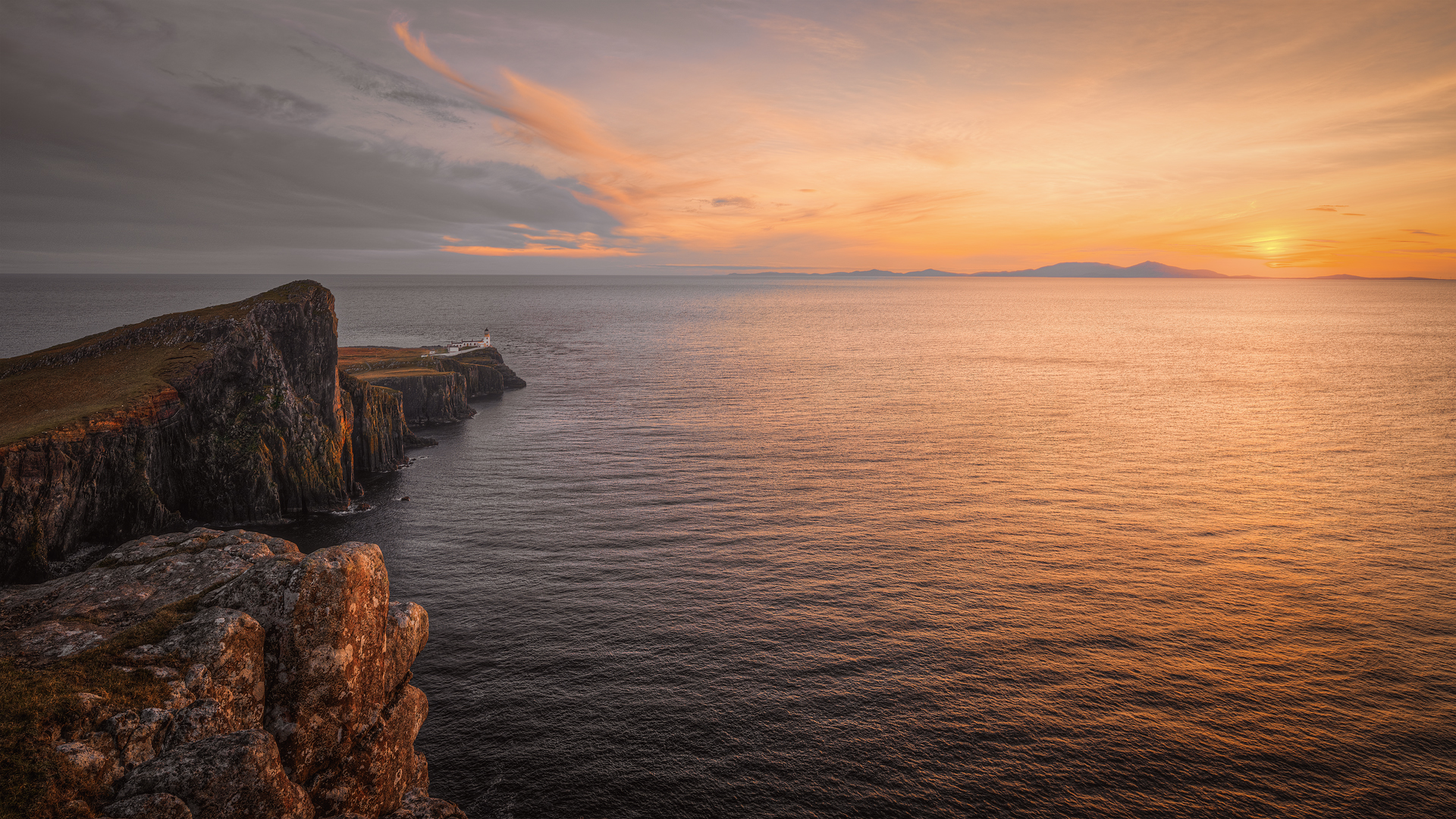Sunset at Neist Point - Isle of Skye - Scotland