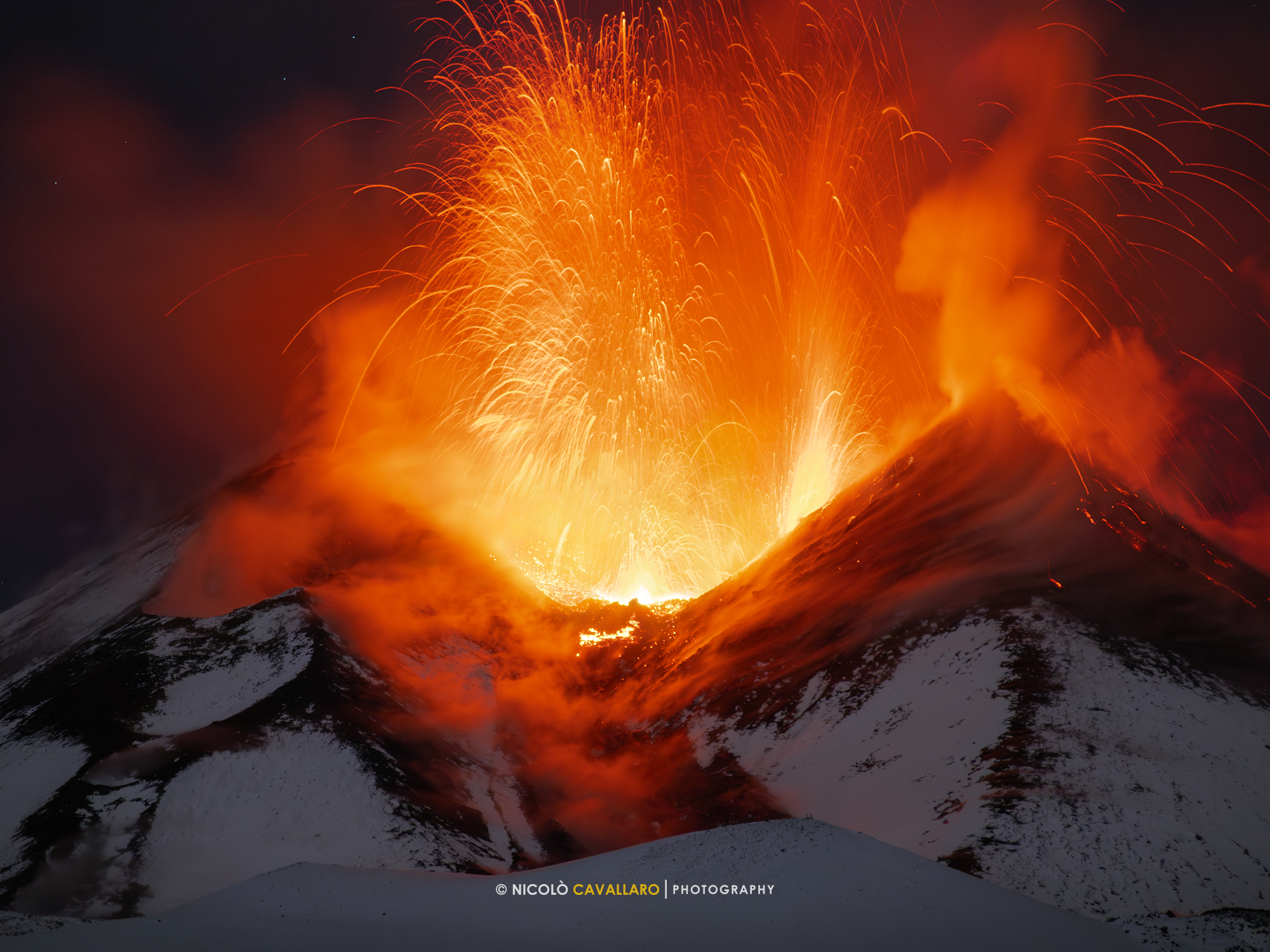 Etna - Eruzione 24-25 novembre 2023