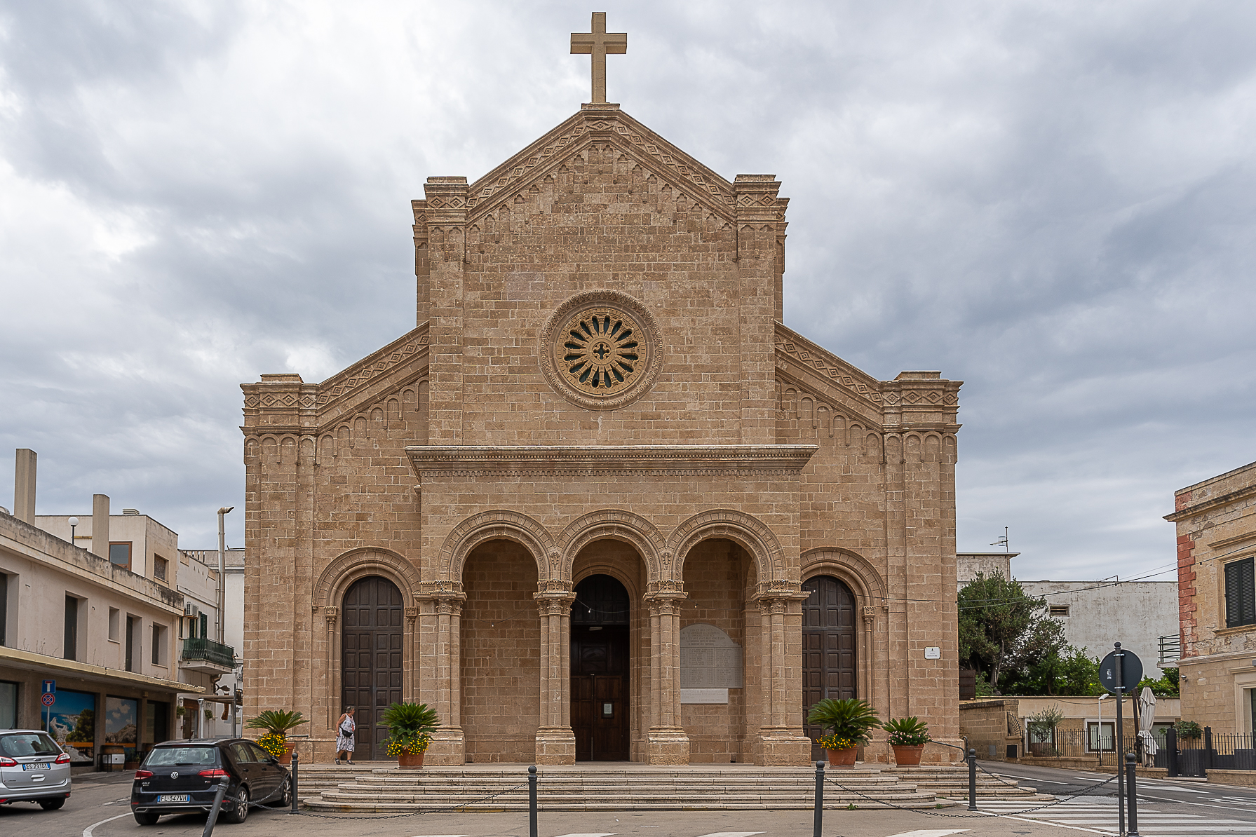 Leuca. Church in Càrparo