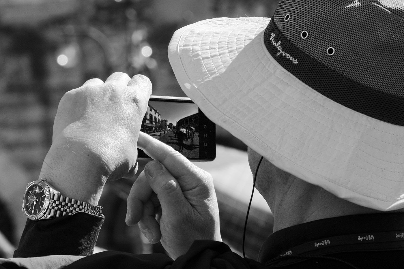 Piazza Bra in uno scatto