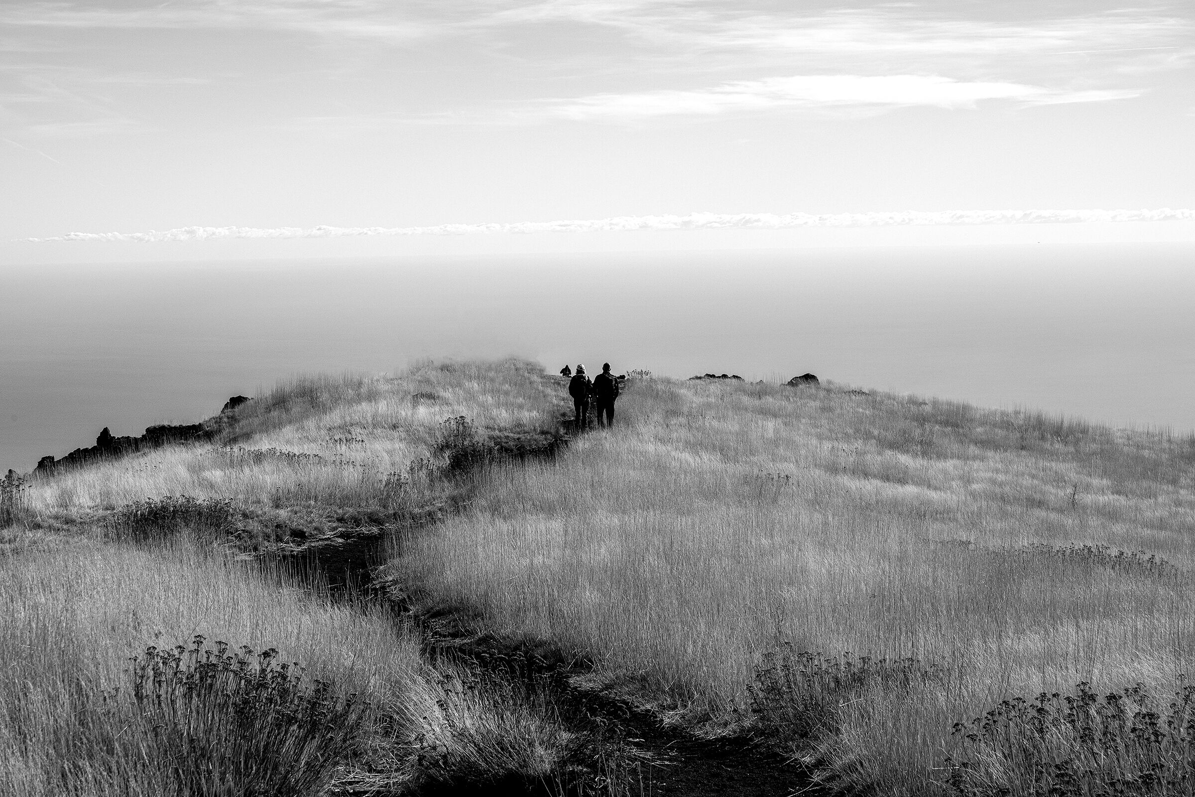 Walking on Mount Etna
