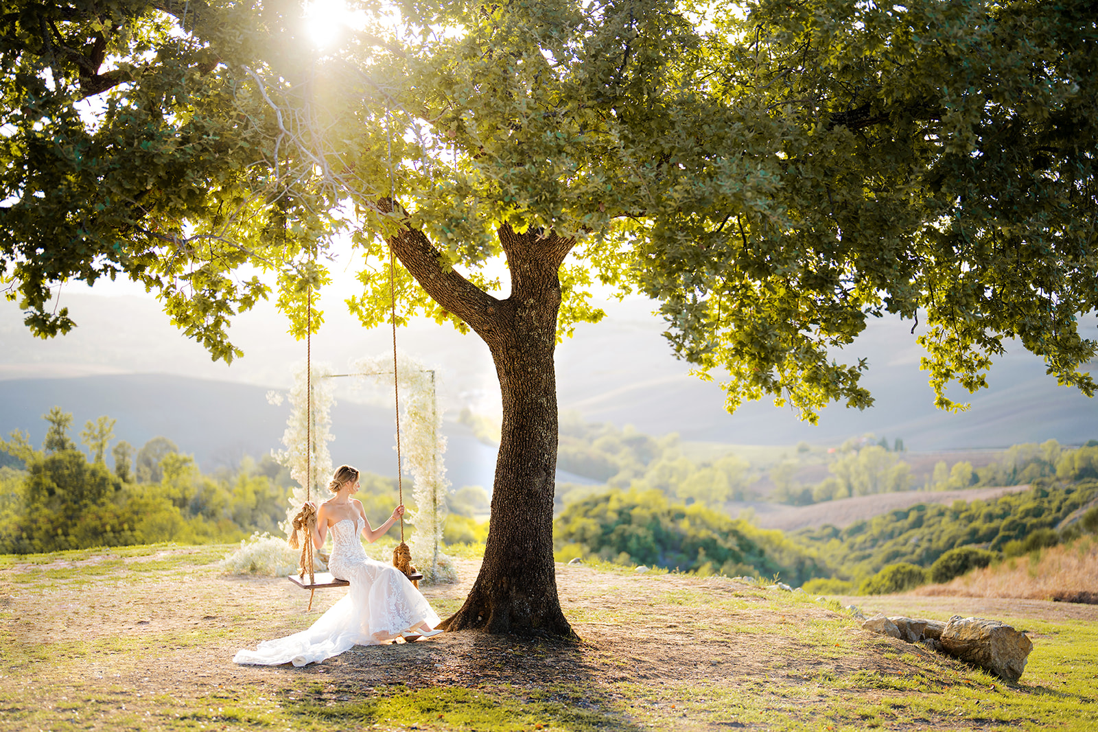 Bride in Tuscany