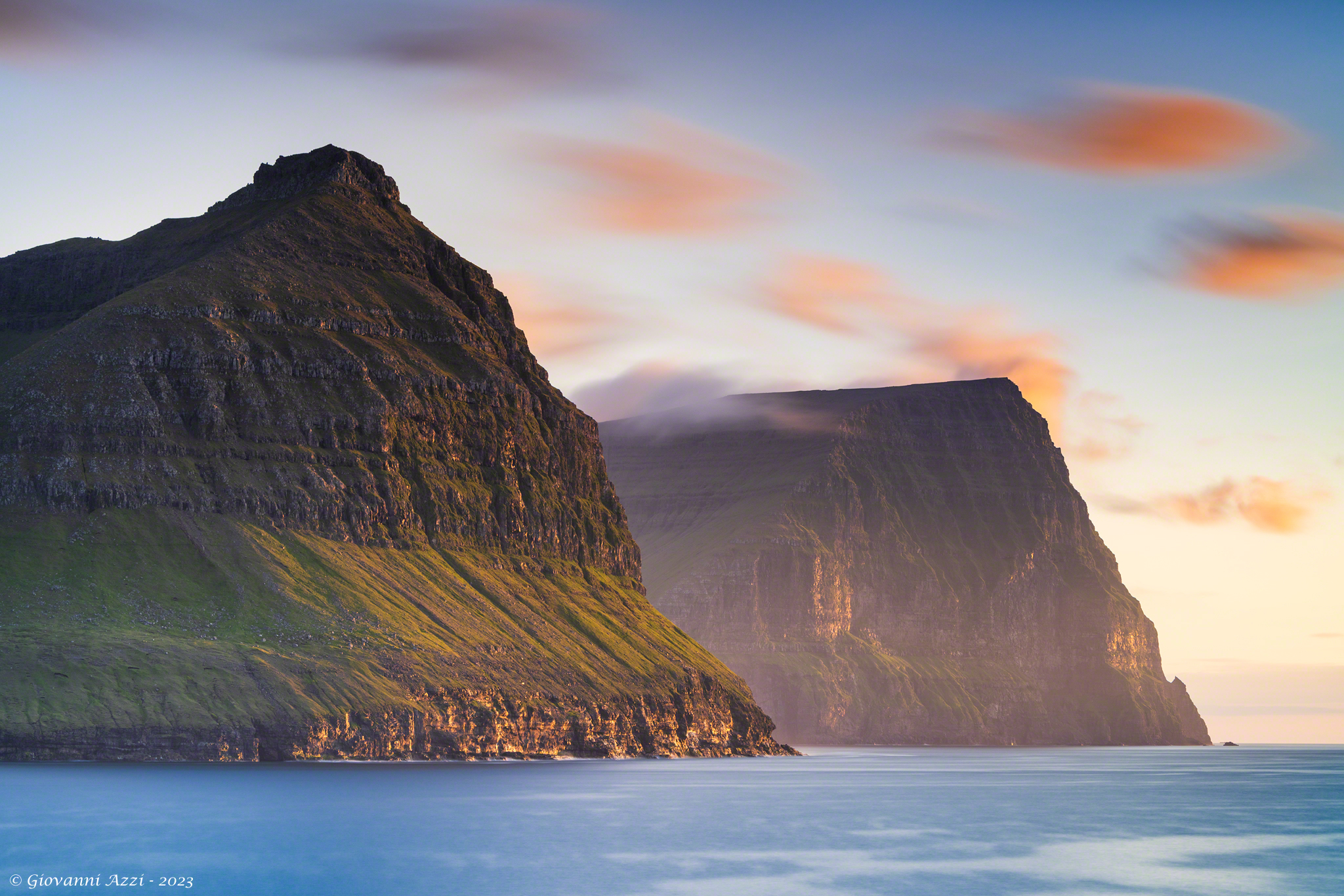 Sunset from Viðareiði 2