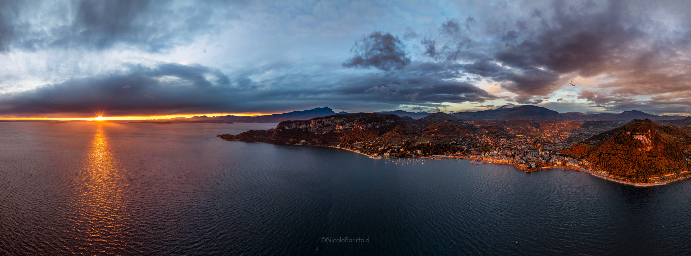 Sunset from the drone