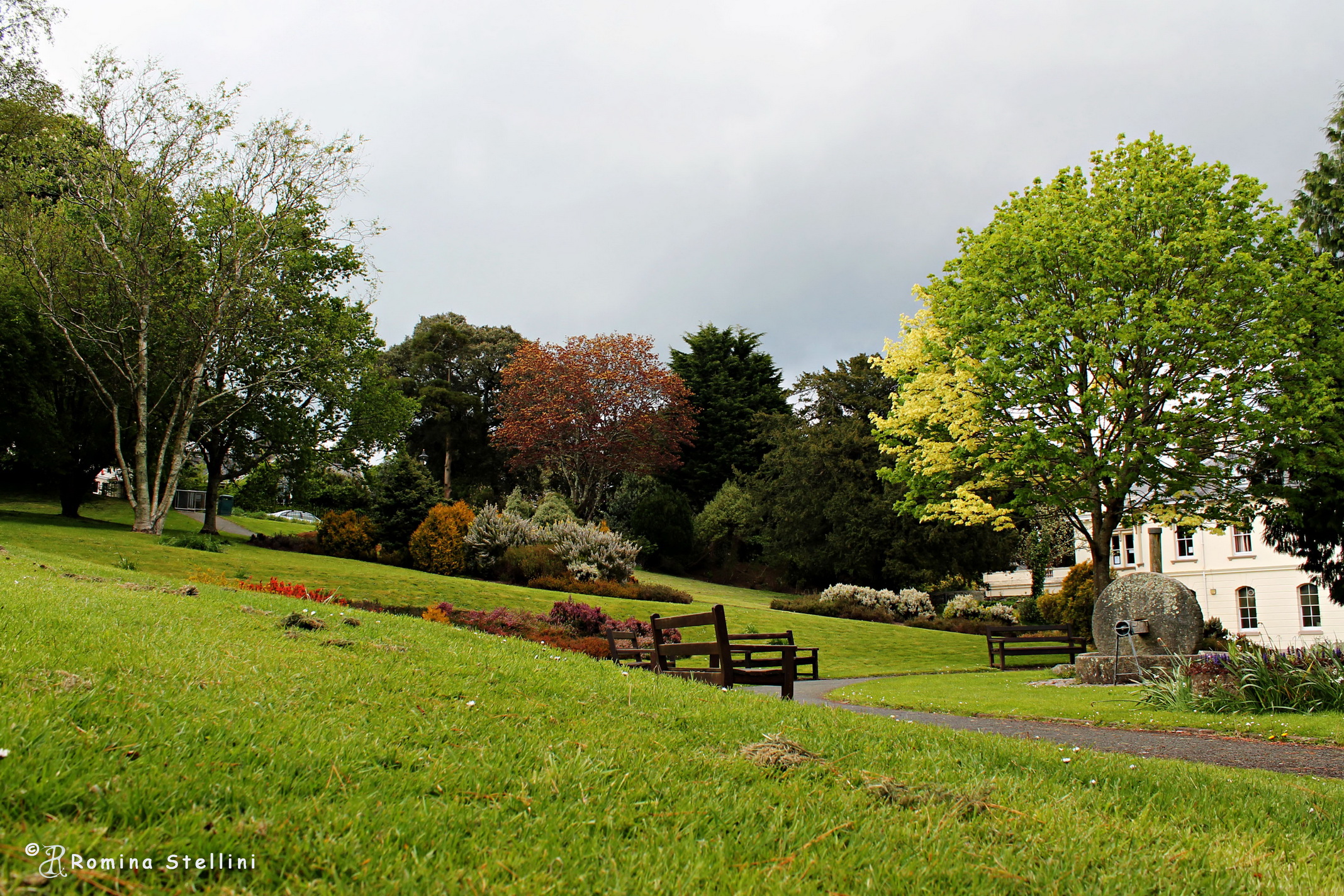 Central park in Plymouth / England