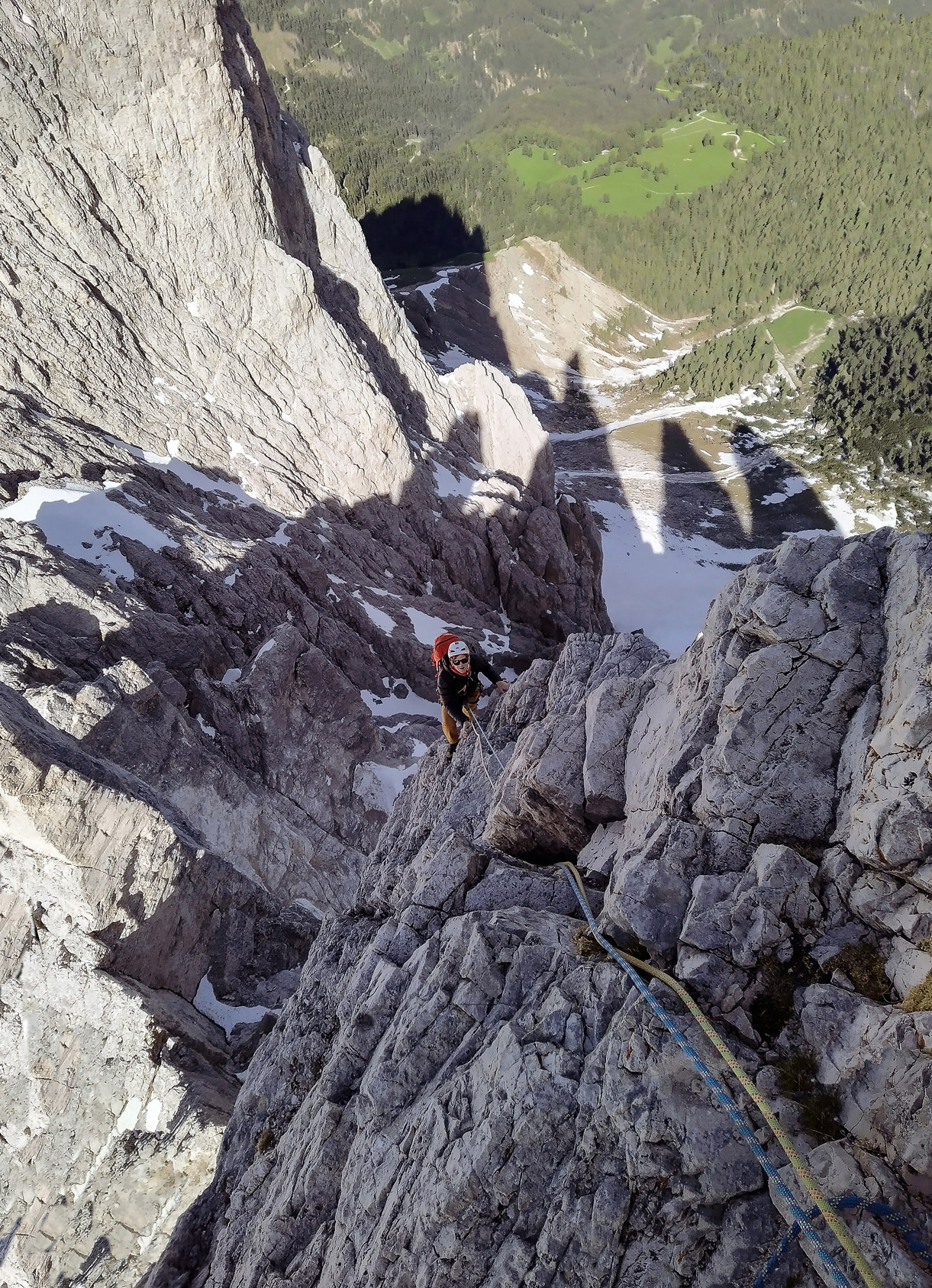 Torri del Vajolet - Via Tita Piaz alla torre Delago