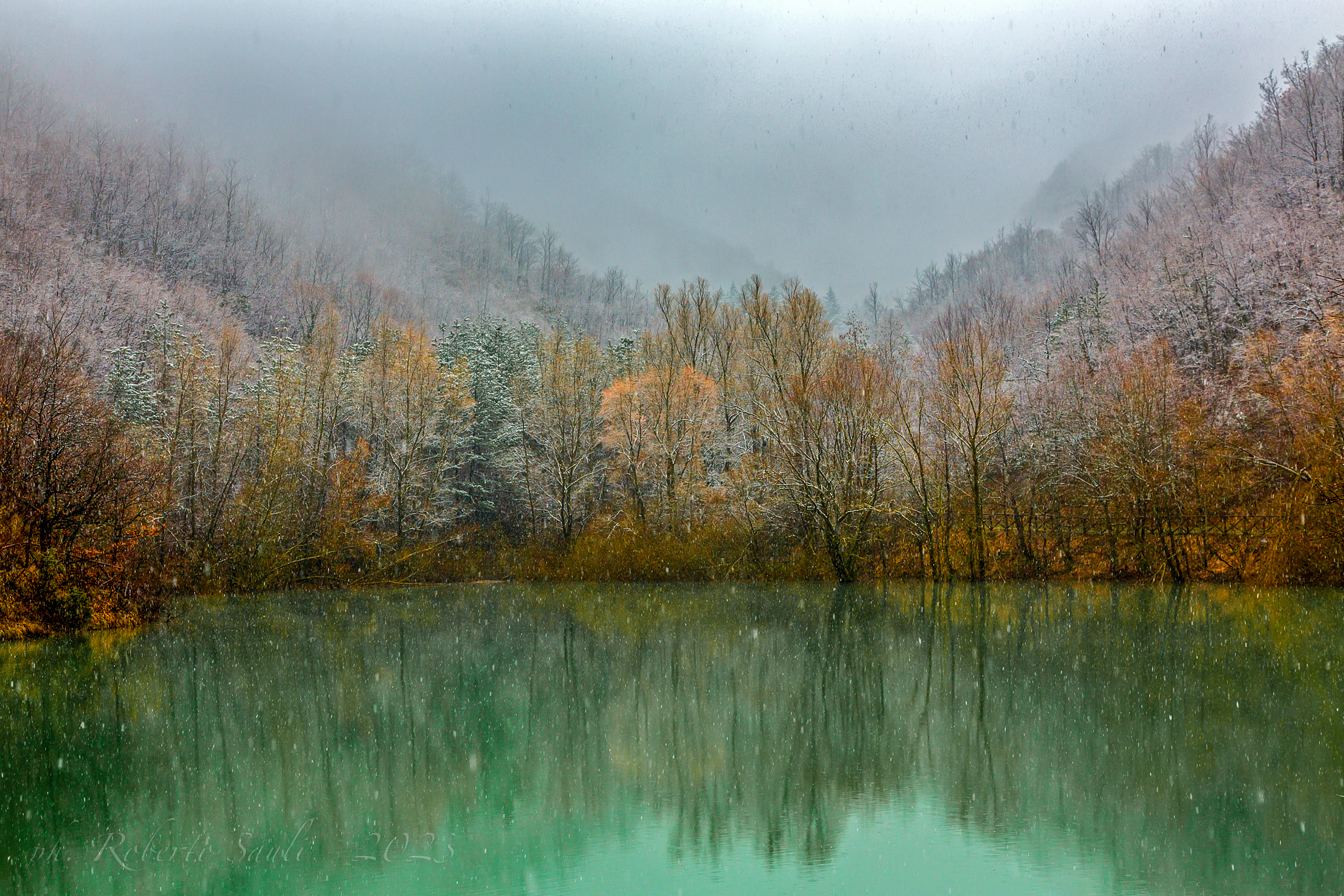 Lago di Ponte tra autunno e inverno