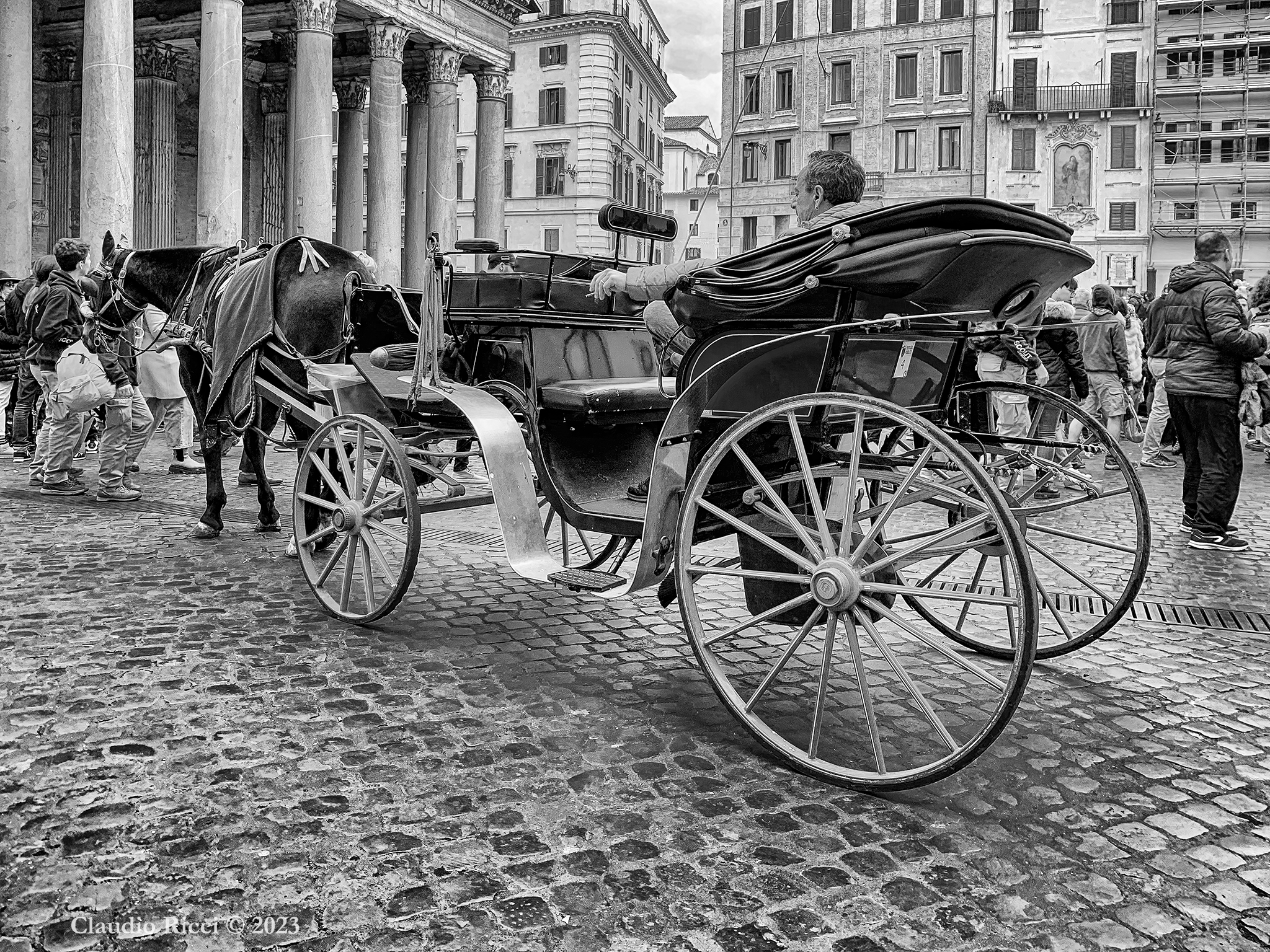 Roma, Piazza della Rotonda (Pantheon), Gennaio 2023