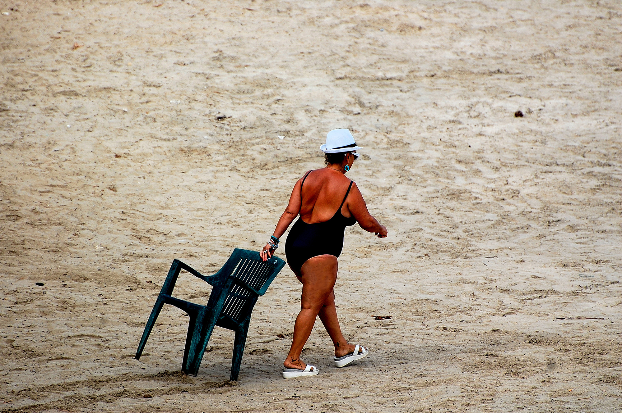 "La Signora con la seggiola"