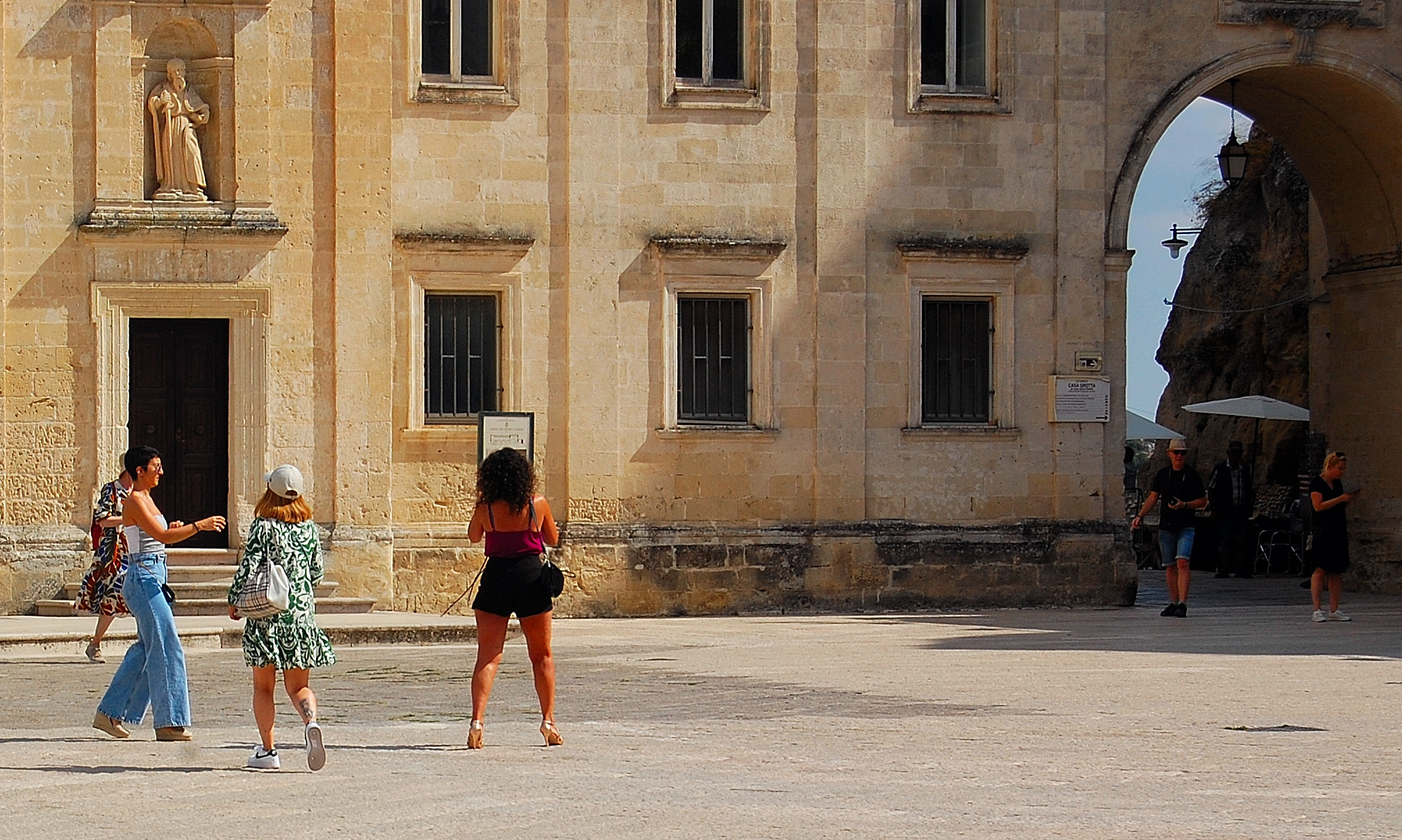 A look into the square