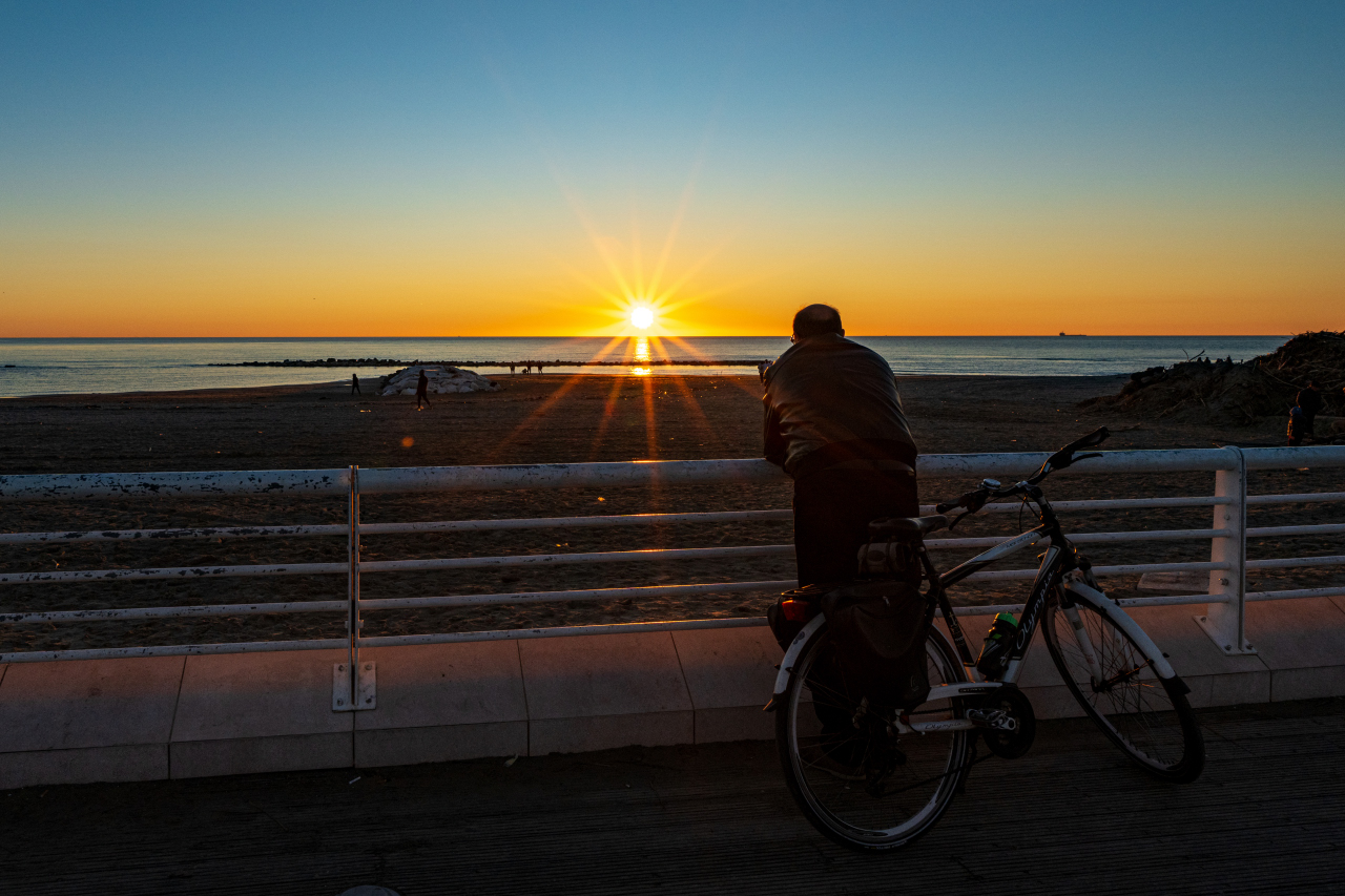 Marina di Massa- Il tramonto