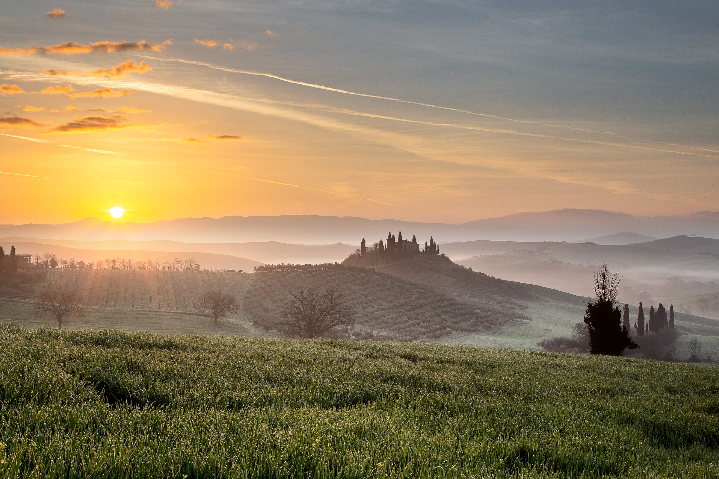 Sunrise in San Quirico