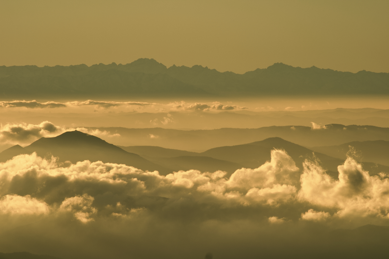 Sunset from Mount Ebro - January 2023
