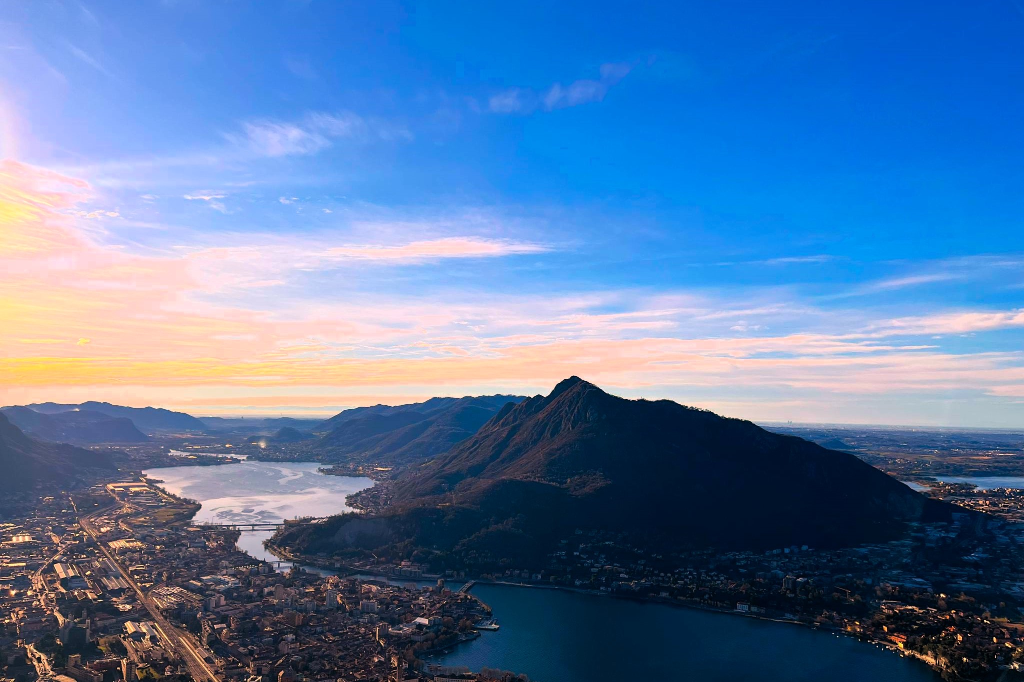 Lecco dal San Martino 23-12-2023