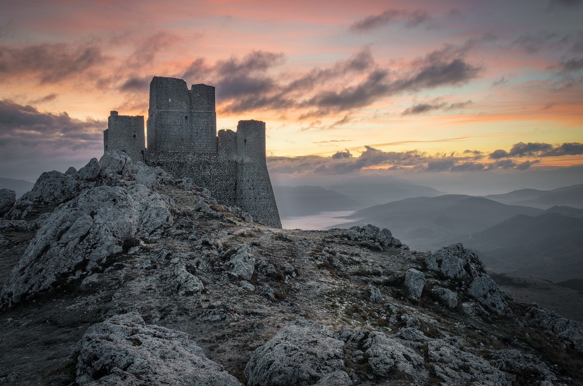 Sunrise at Rocca Calascio