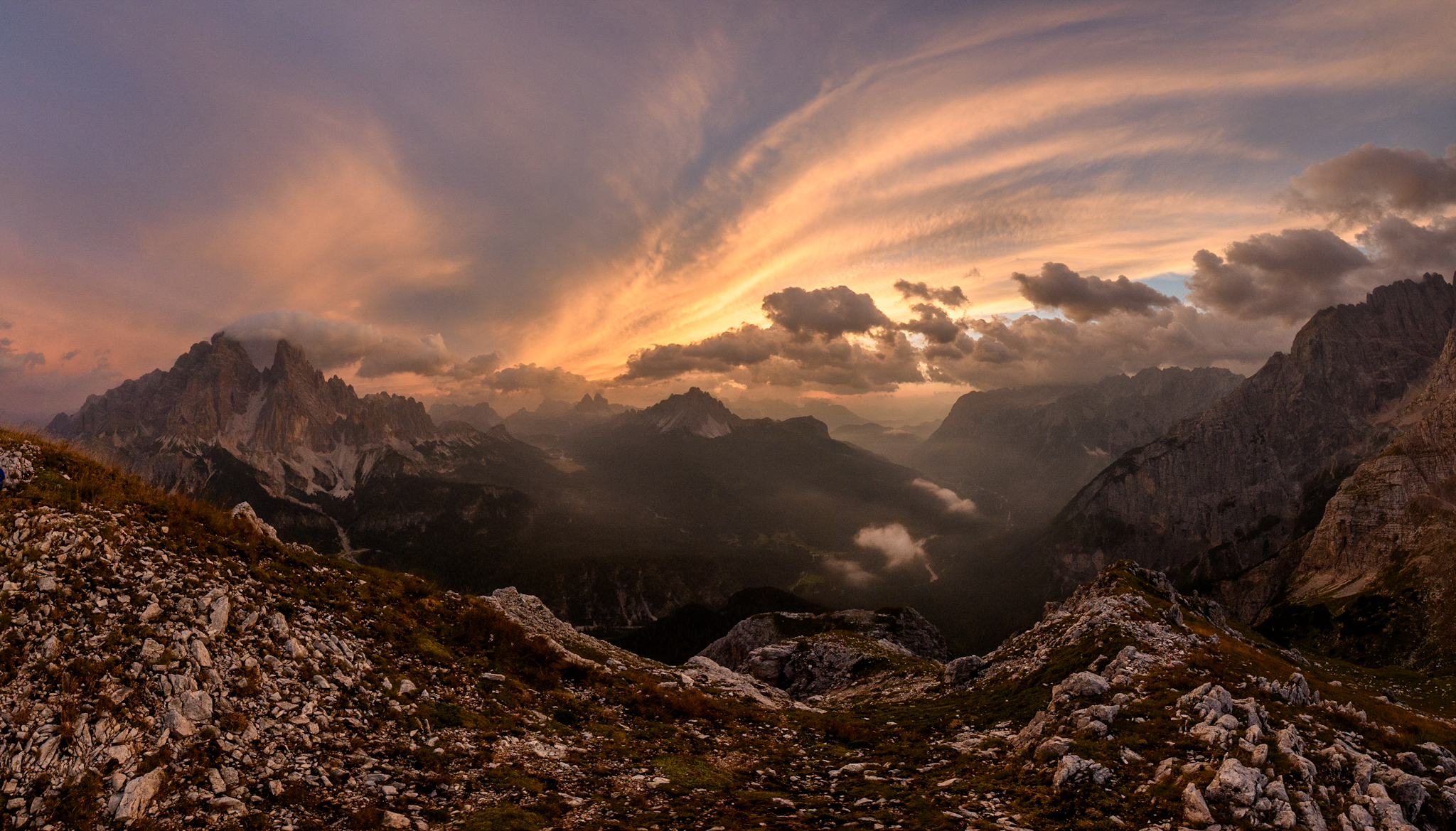 Panoramica sul Cristallo