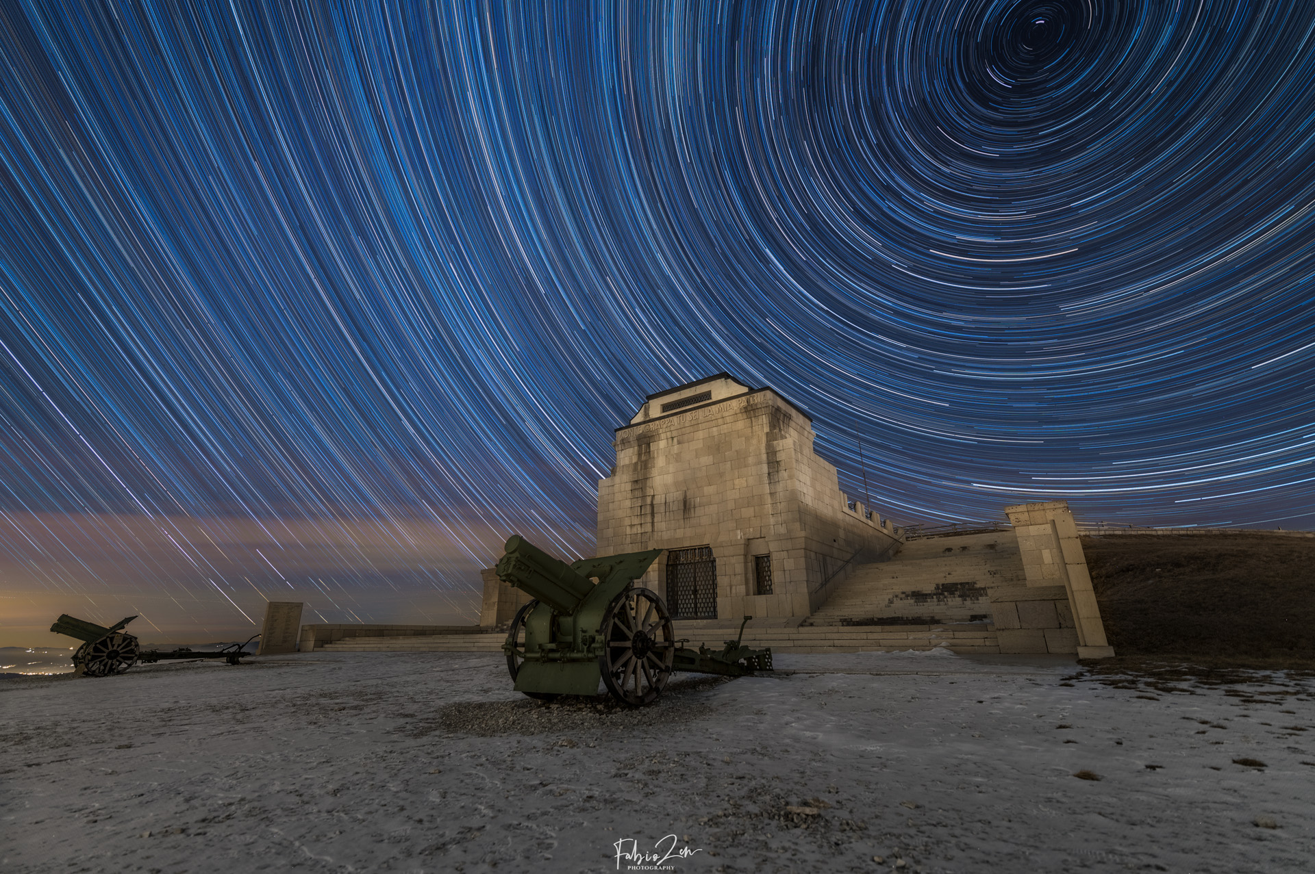 Startrail Monte Grappa